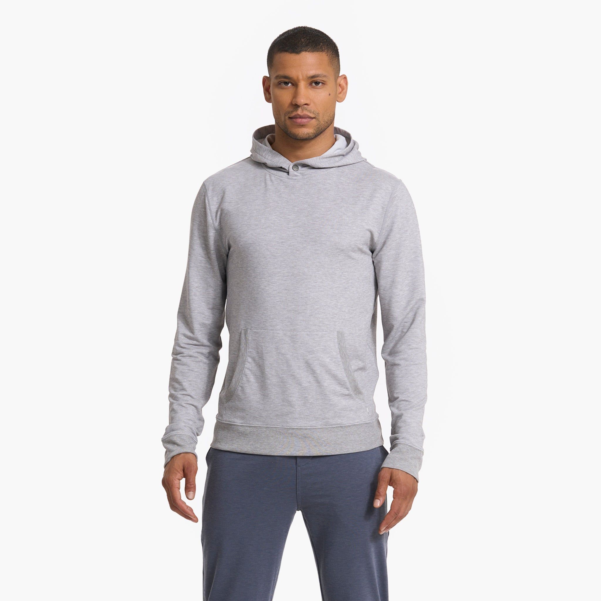 Austin Hoodie | Light Heather Grey sold by Vuori product image thumbnail 2