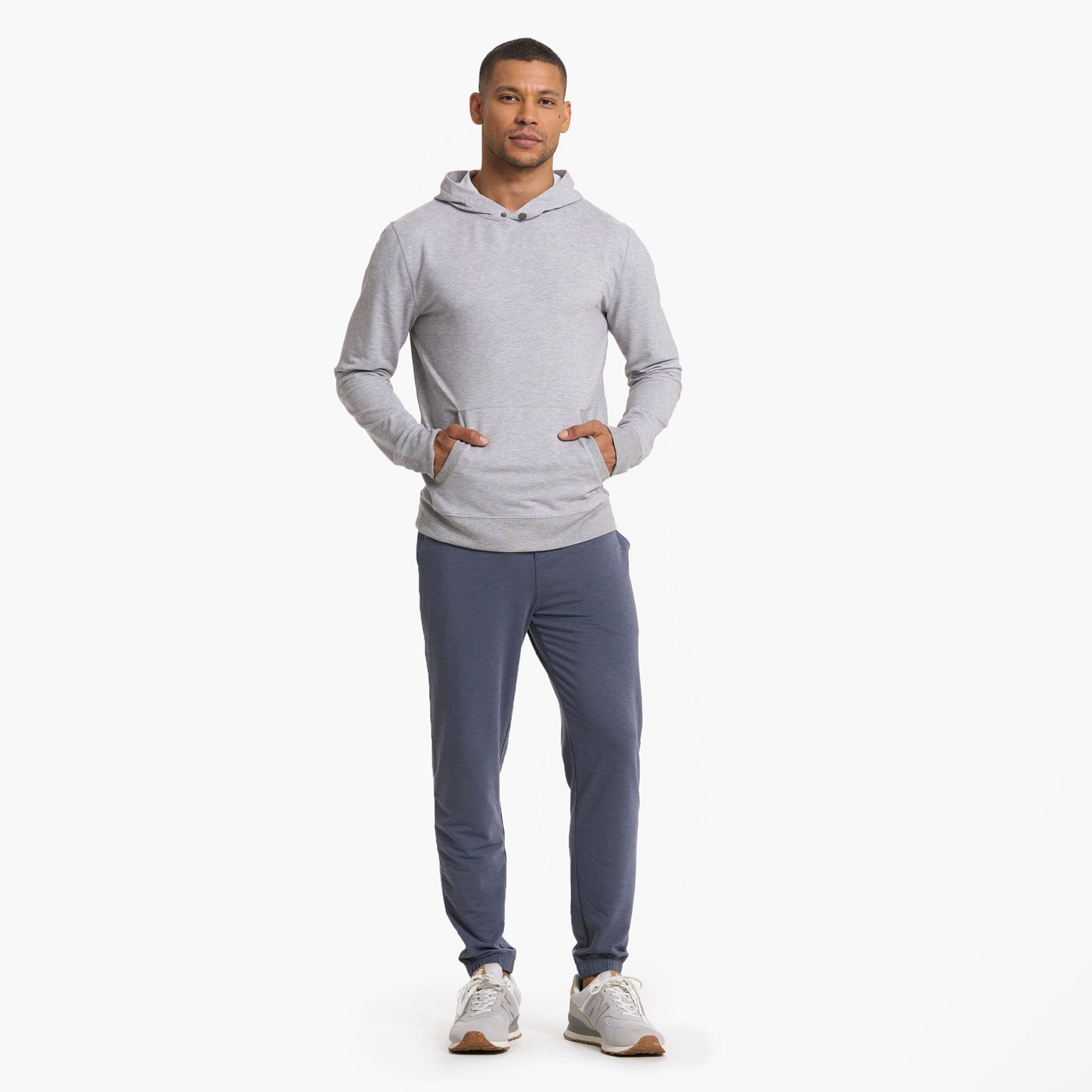 Austin Hoodie | Light Heather Grey sold by Vuori product image thumbnail 3