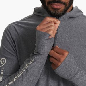 Uluwatu 23 Water Hoodie | Charcoal Heather sold by Vuori