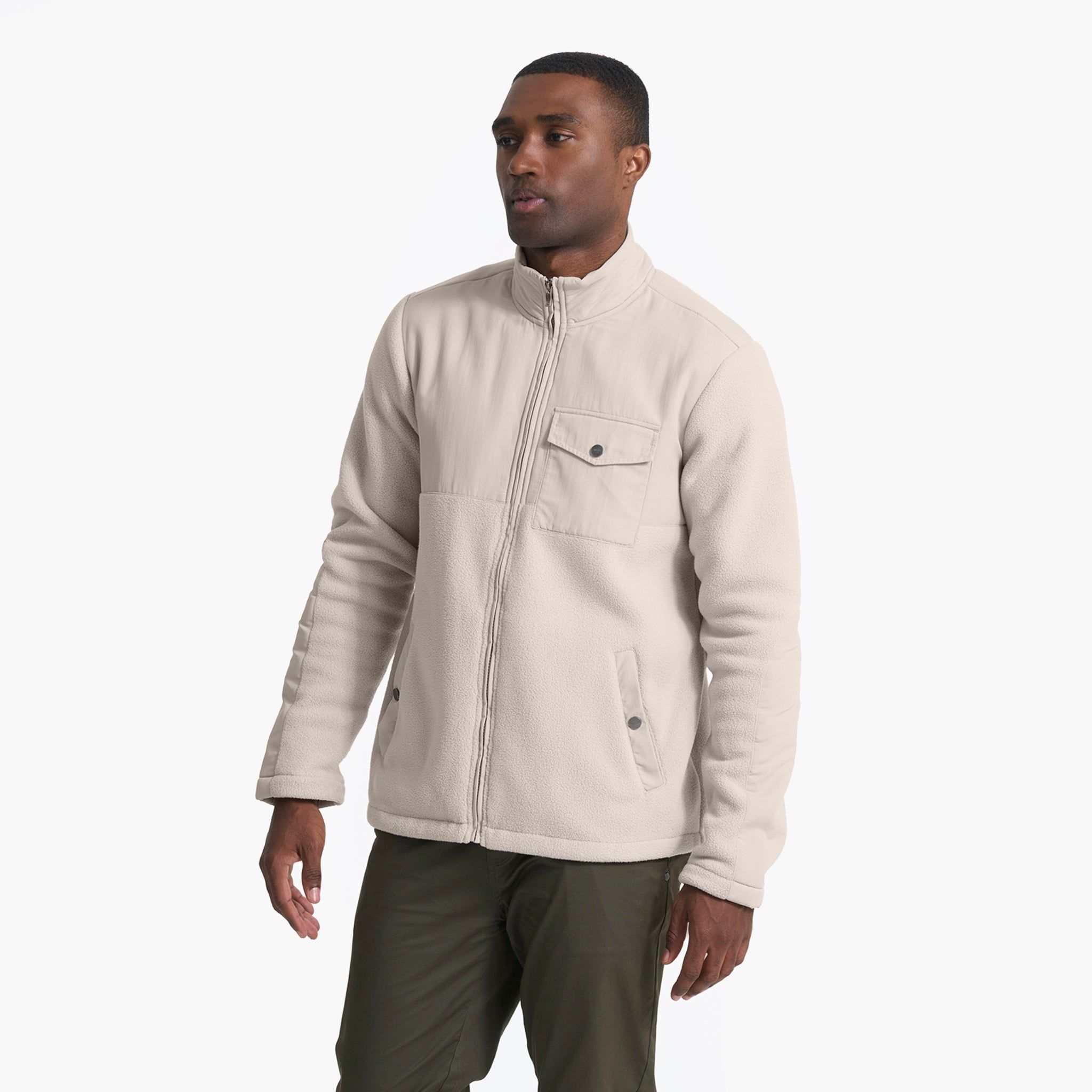 Morrow Sherpa Jacket | Dark Salt sold by Vuori product image thumbnail 3