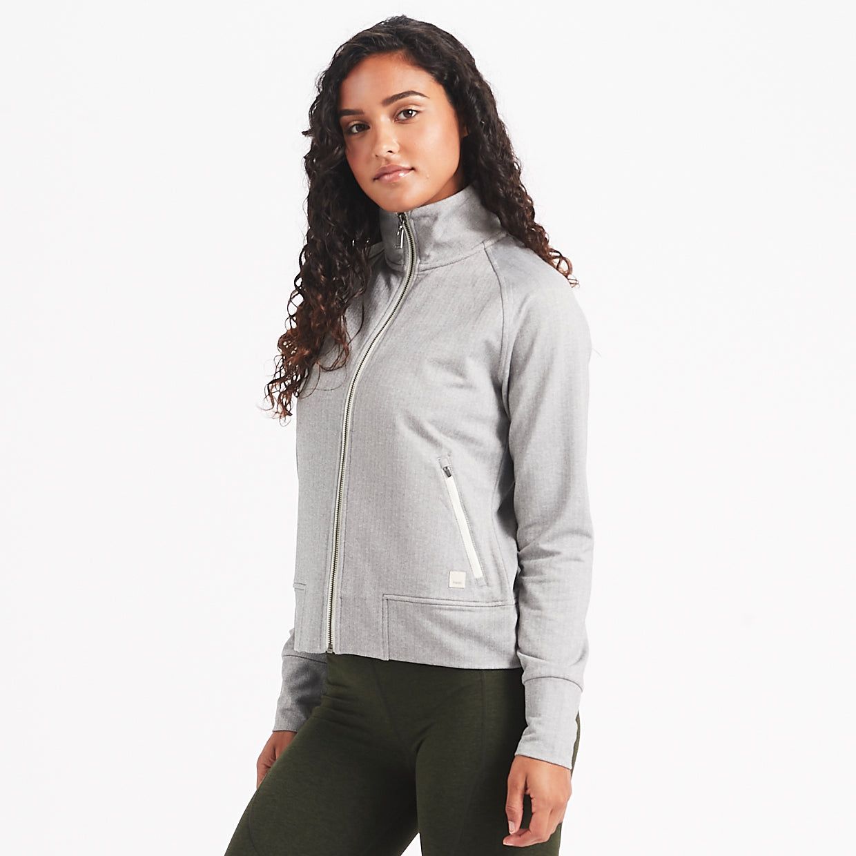 Herringbone Jacket | Light Grey sold by Vuori product image thumbnail 2
