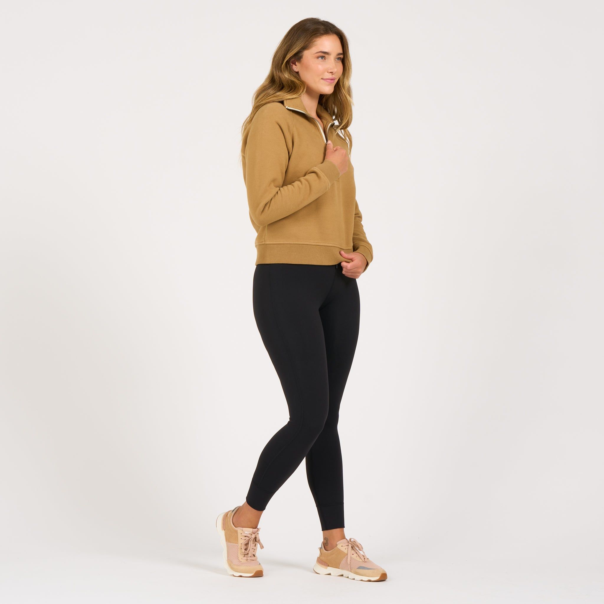 Restore Half Zip | Wheat sold by Vuori product image thumbnail 4