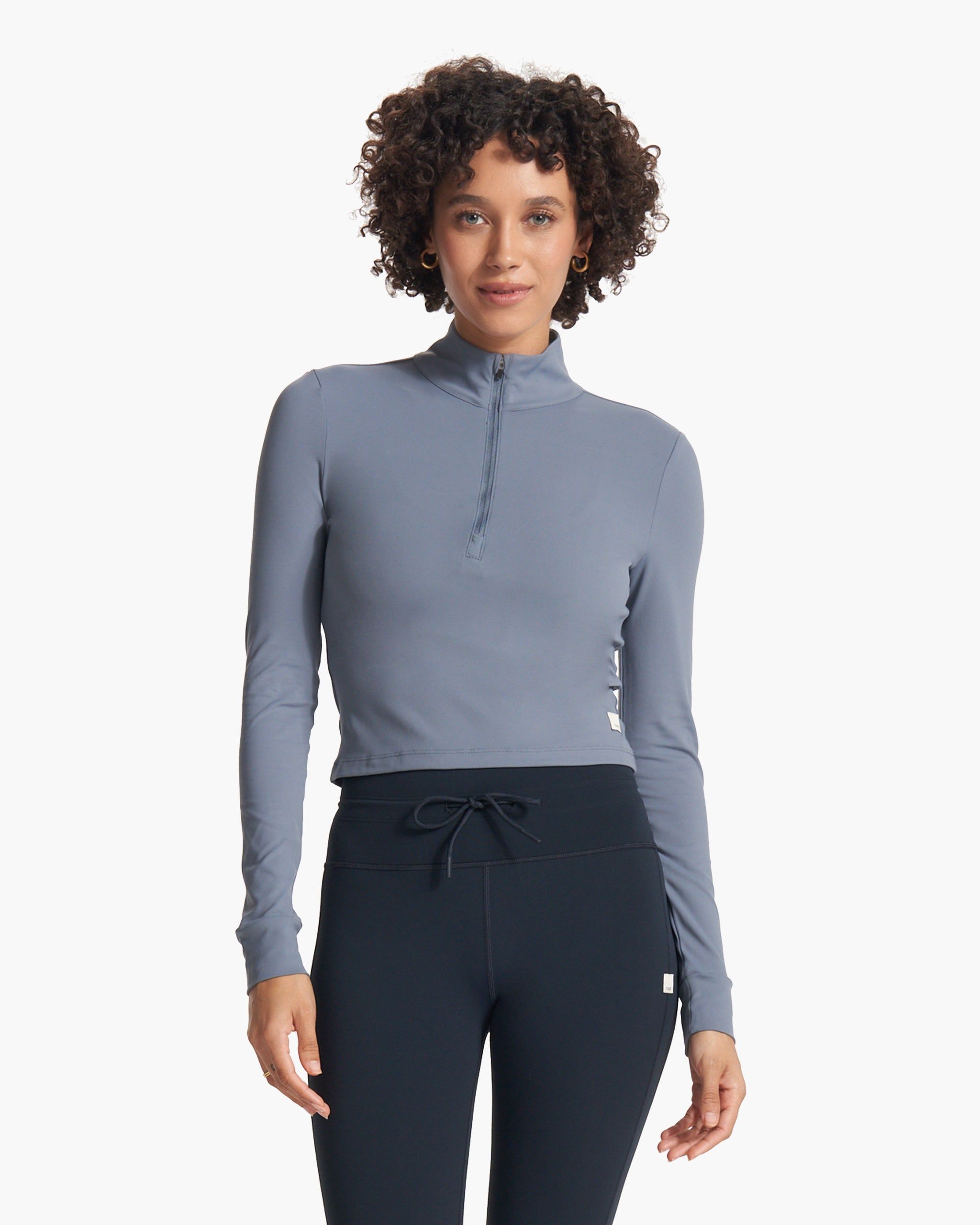 Studio Half Zip | Light Azure sold by Vuori