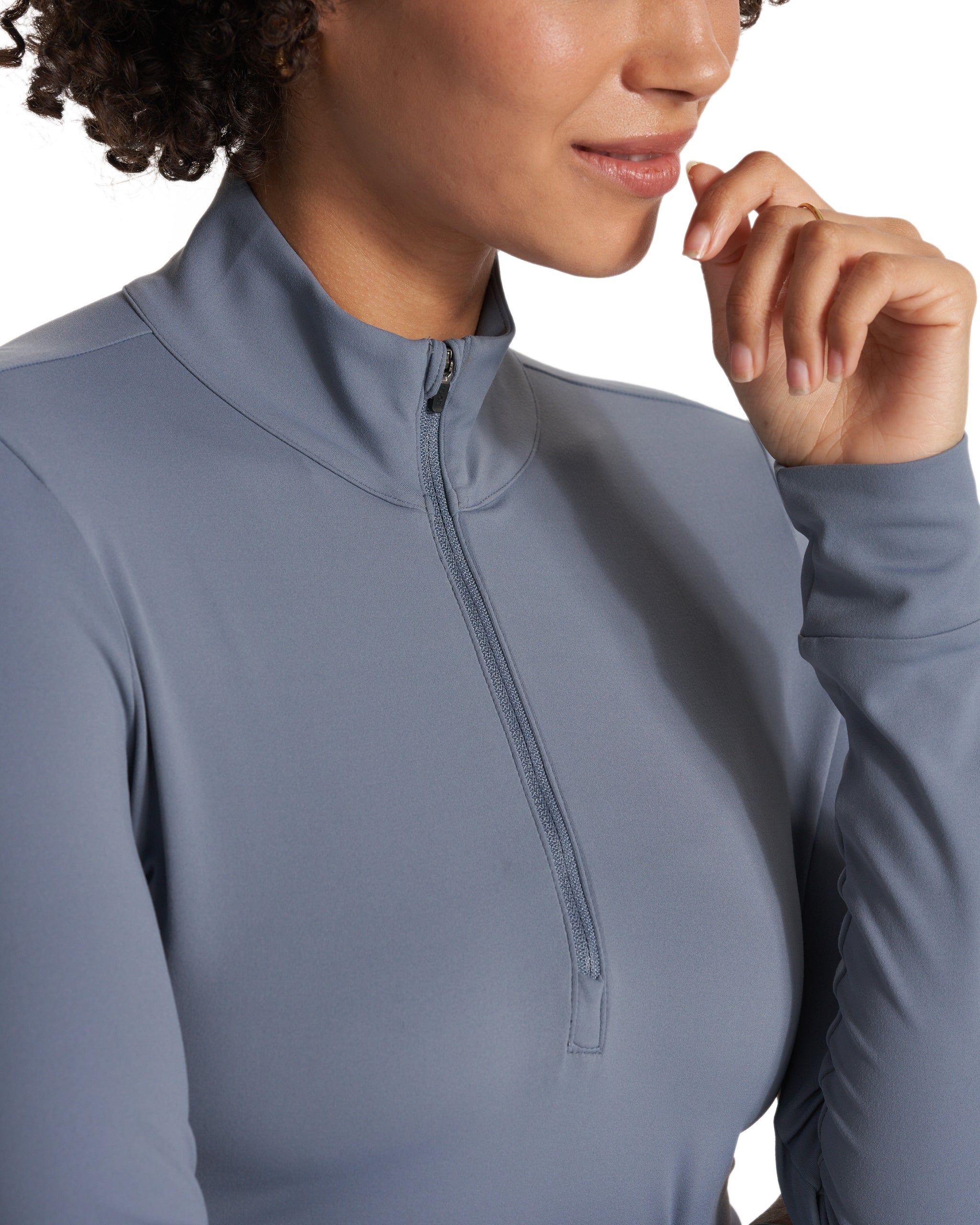 Studio Half Zip | Light Azure sold by Vuori product image thumbnail 3