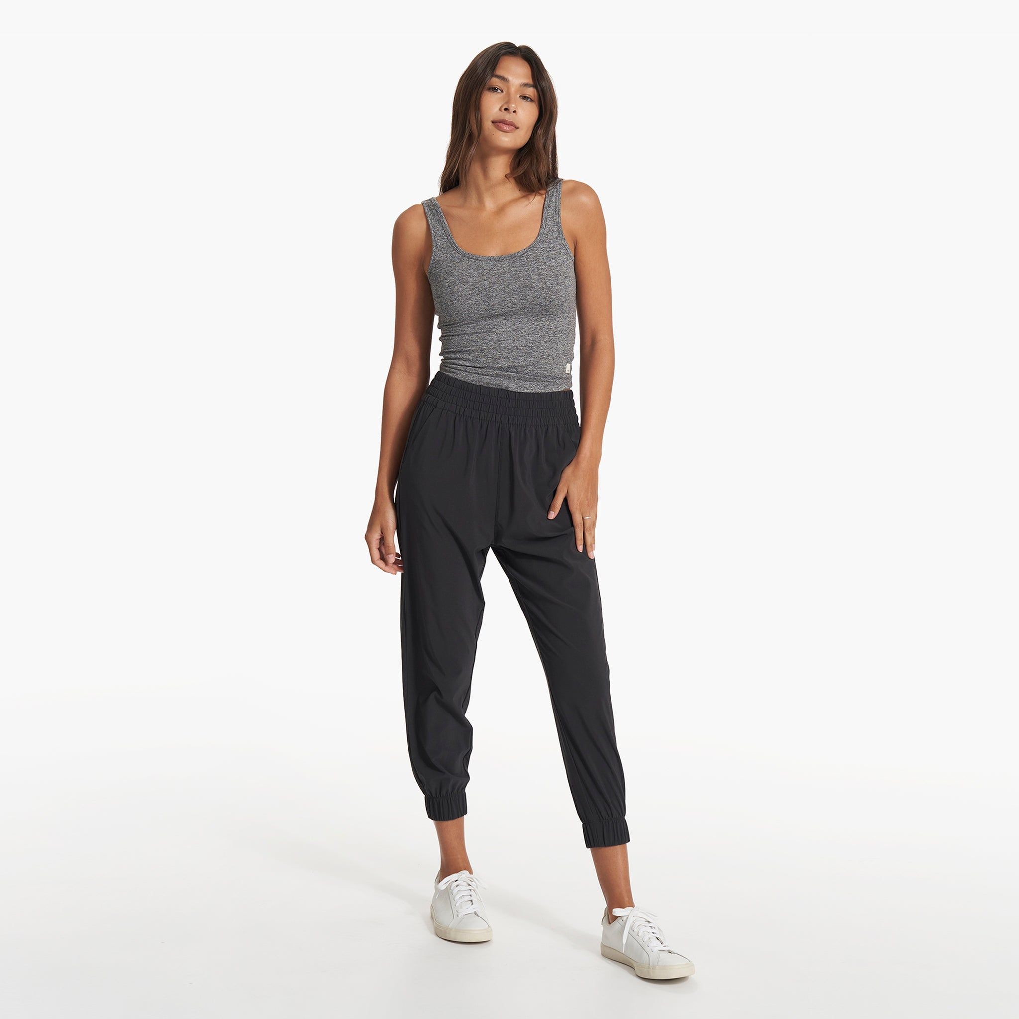 Halo Essential Tank | Heather Grey sold by Vuori product image thumbnail 4