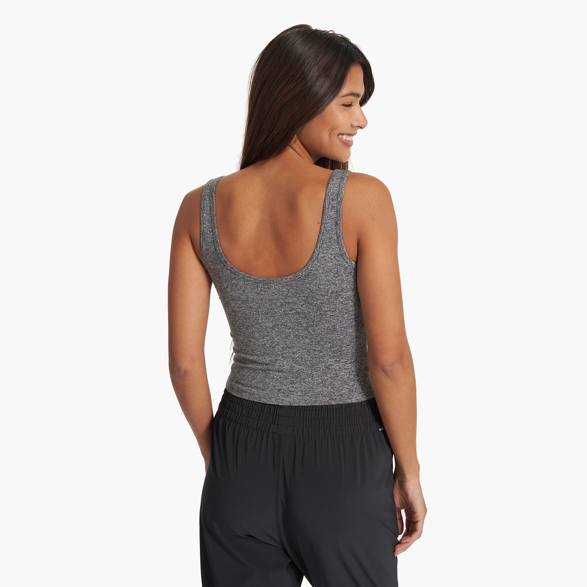 Halo Essential Tank | Heather Grey sold by Vuori product image thumbnail 3