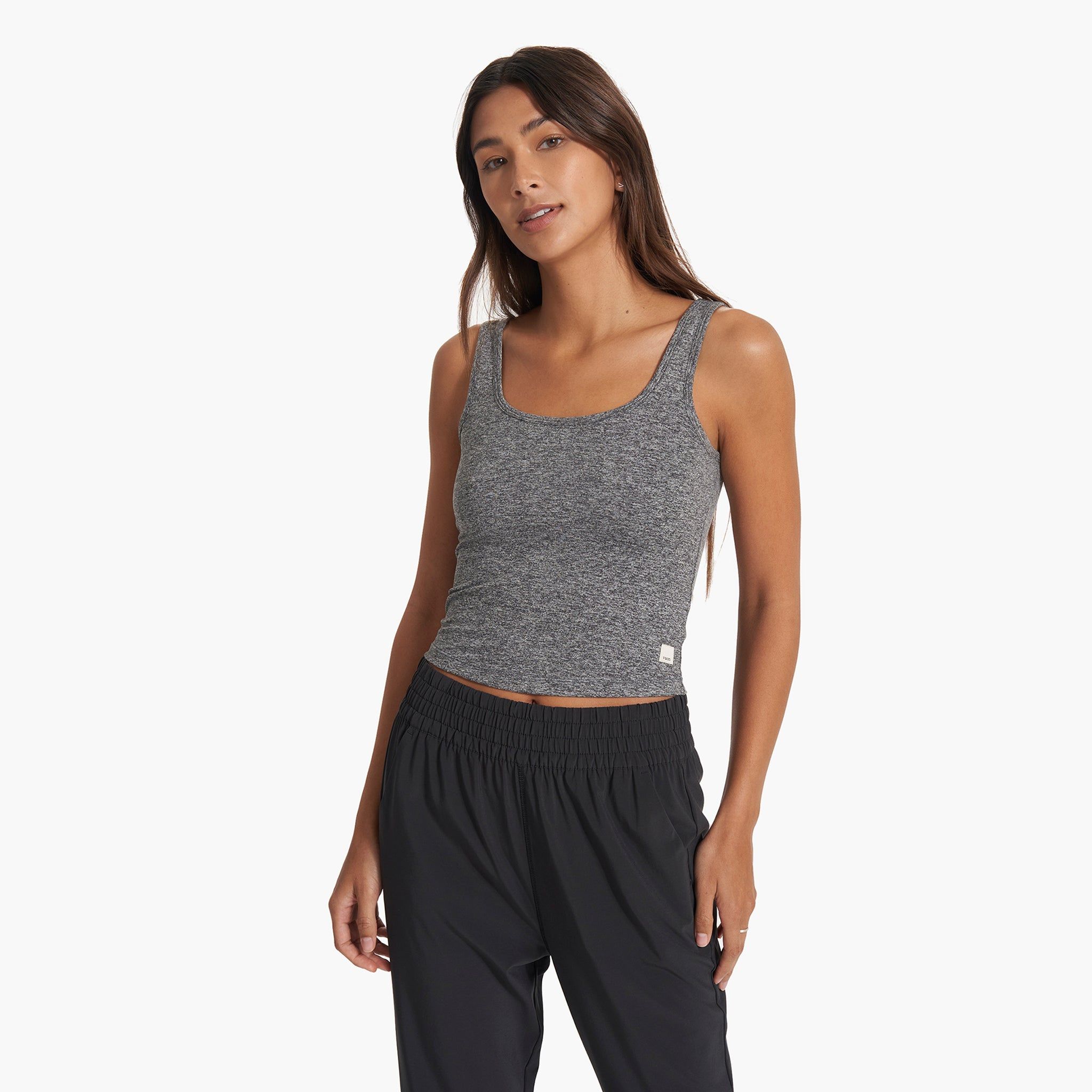 Halo Essential Tank | Heather Grey sold by Vuori