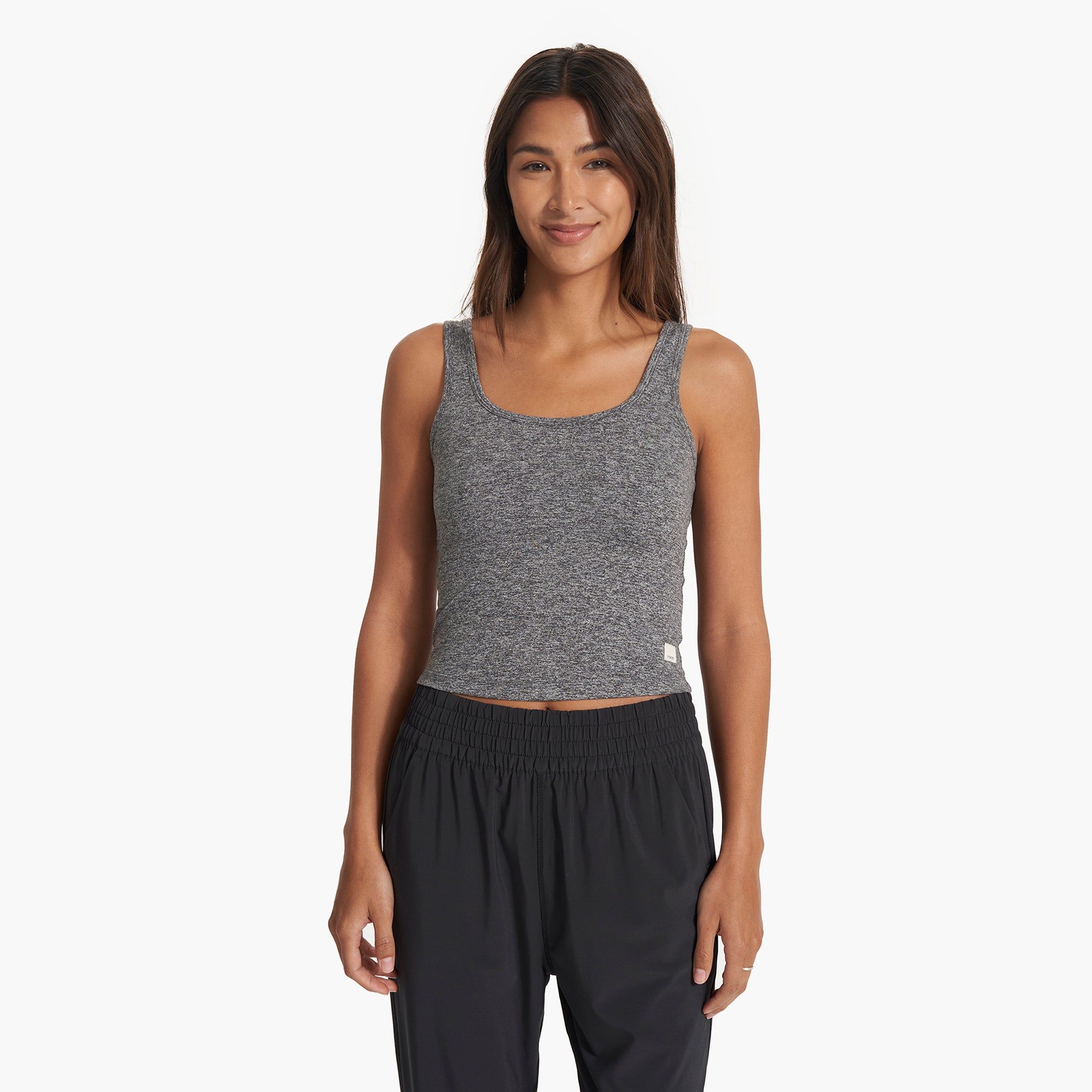 Halo Essential Tank | Heather Grey sold by Vuori product image thumbnail 2