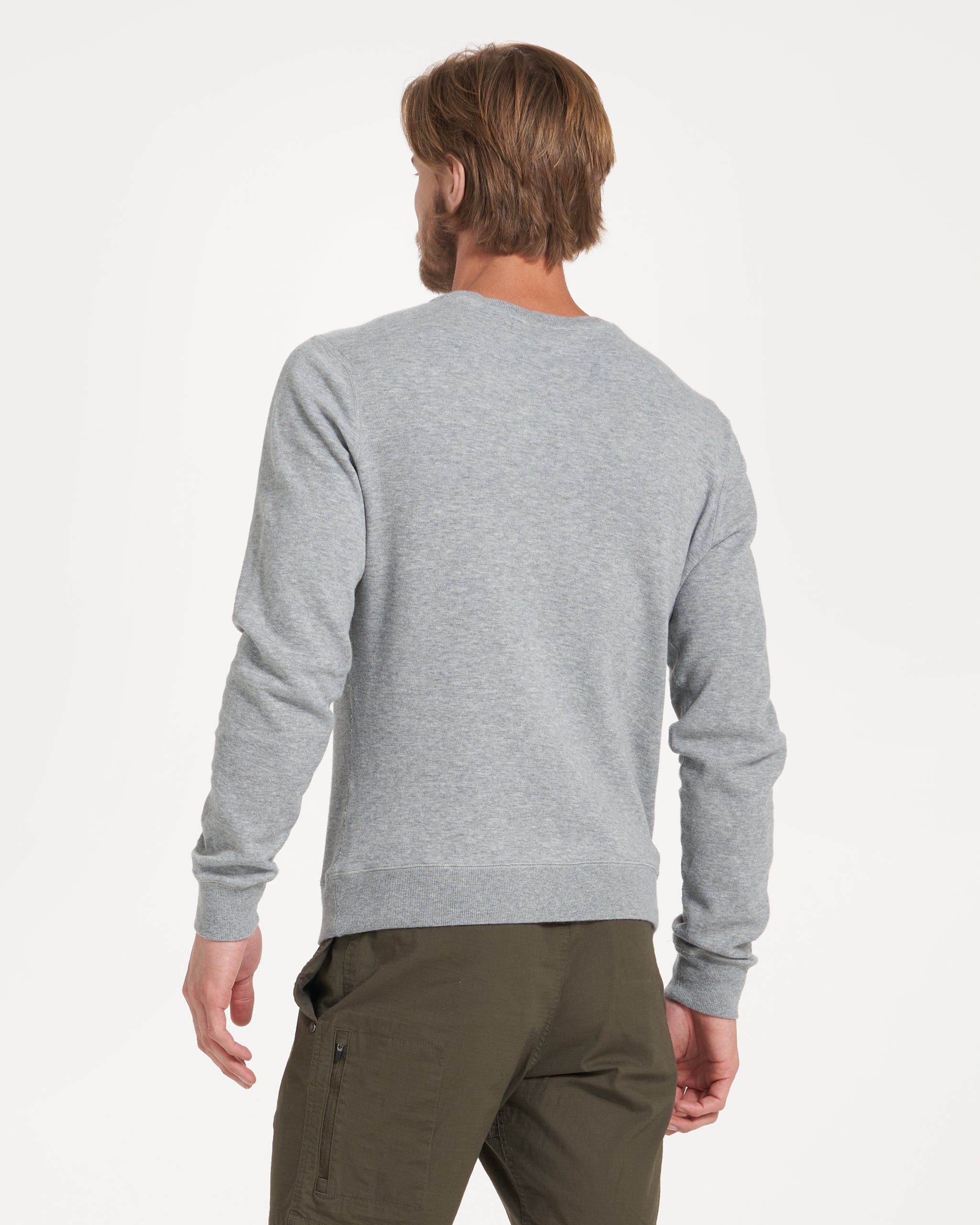 Jeffreys Pullover | Heather Grey sold by Vuori product image thumbnail 5