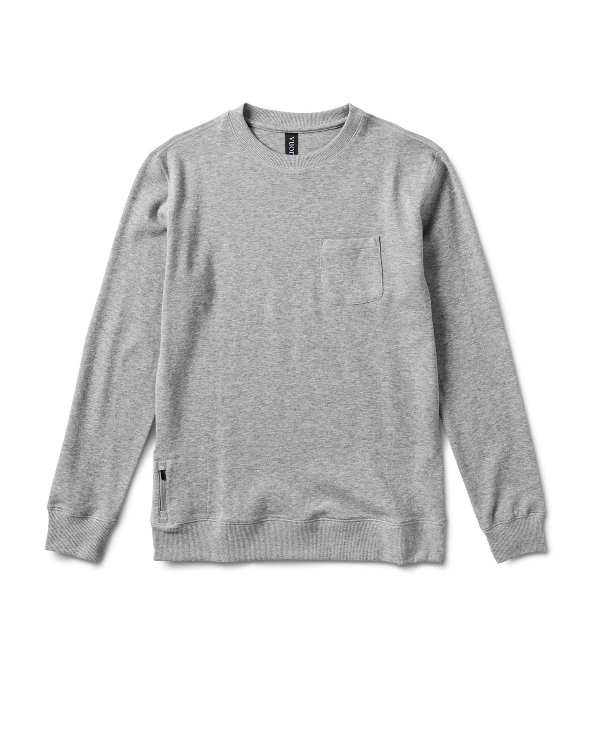 Jeffreys Pullover | Heather Grey sold by Vuori