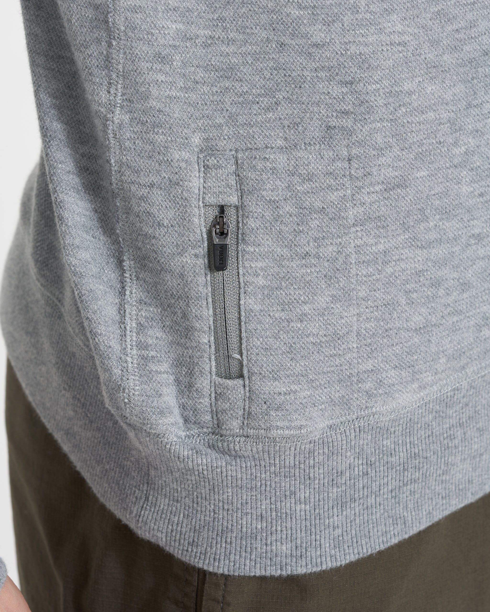 Jeffreys Pullover | Heather Grey sold by Vuori product image thumbnail 3