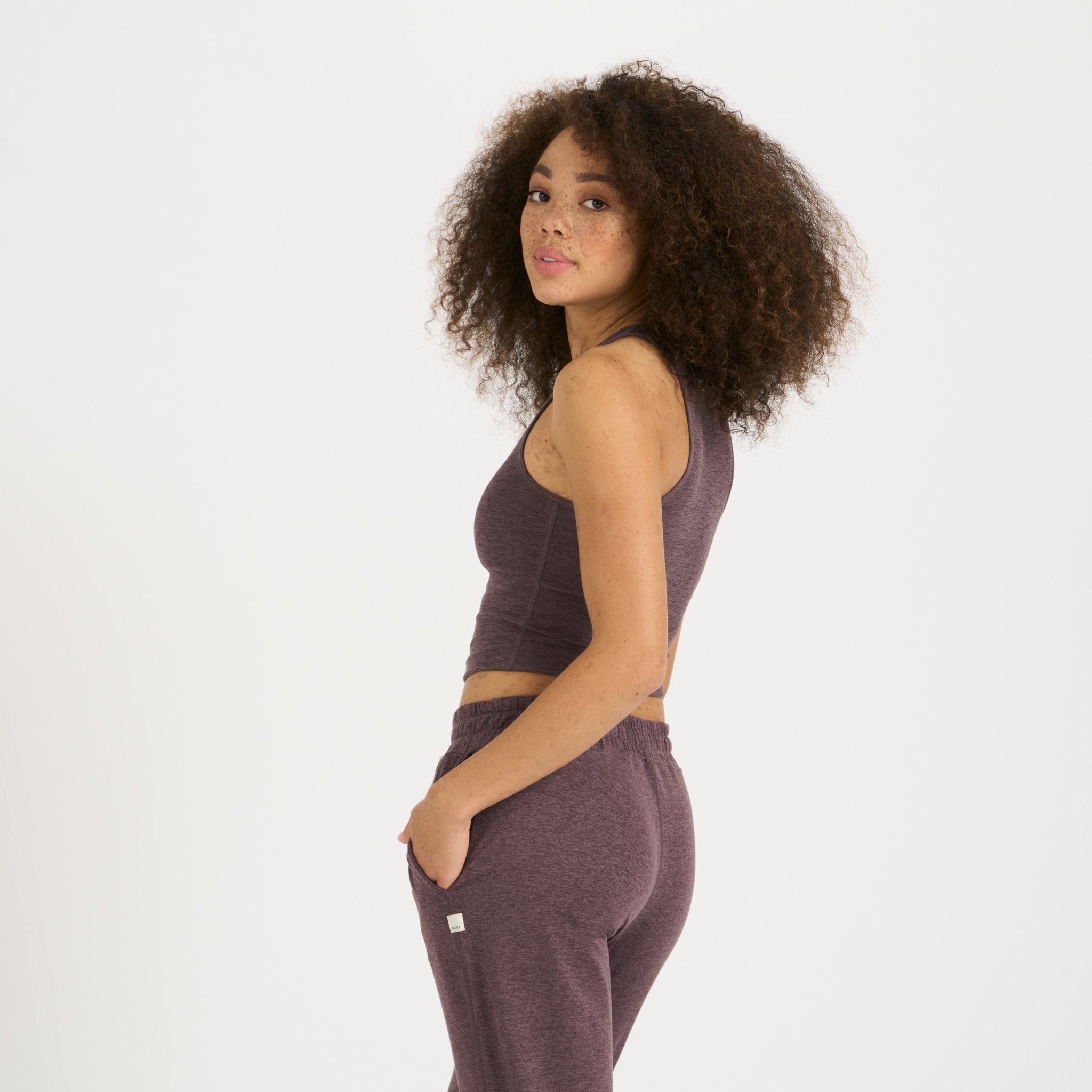 Elevation Plyo Tank | Smoked Plum Heather sold by Vuori product image thumbnail 2