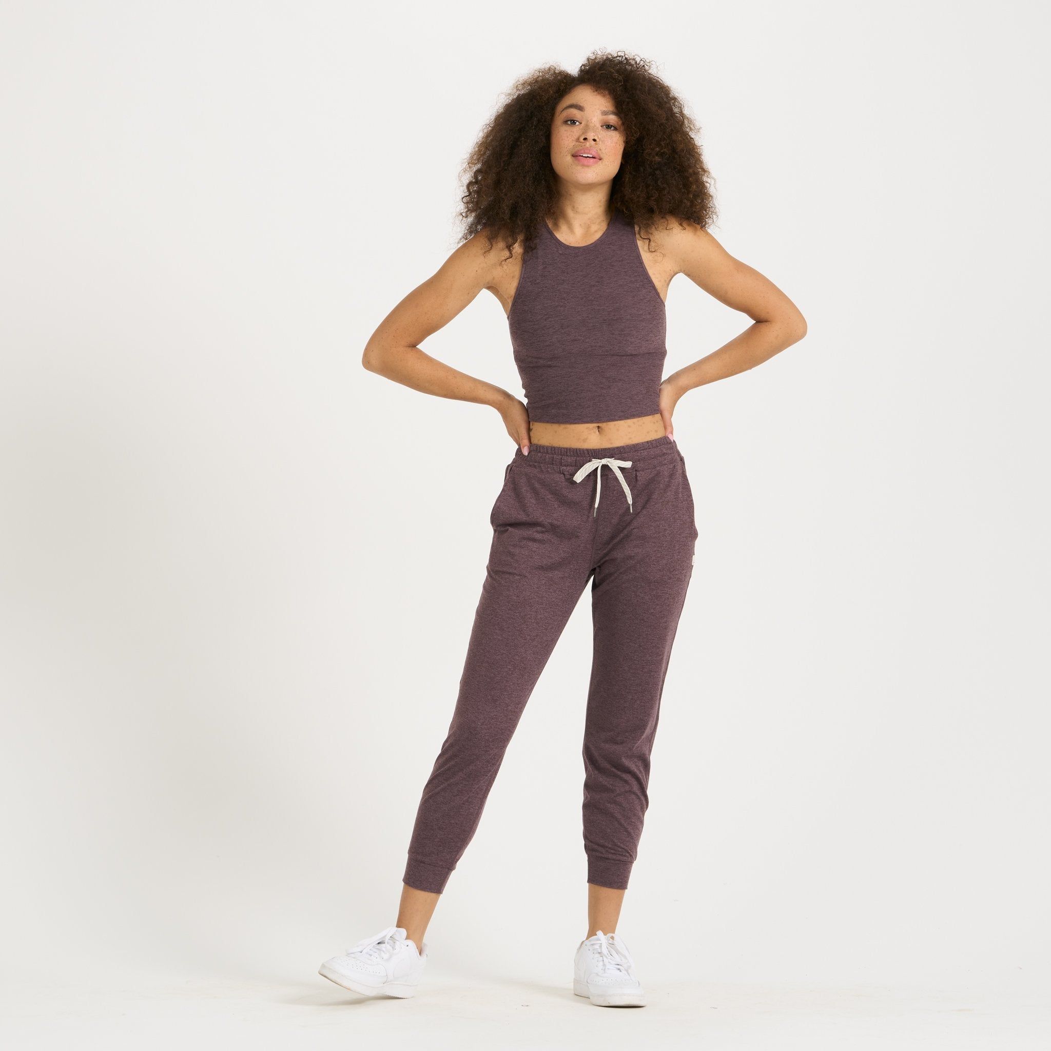 Elevation Plyo Tank | Smoked Plum Heather sold by Vuori product image thumbnail 3