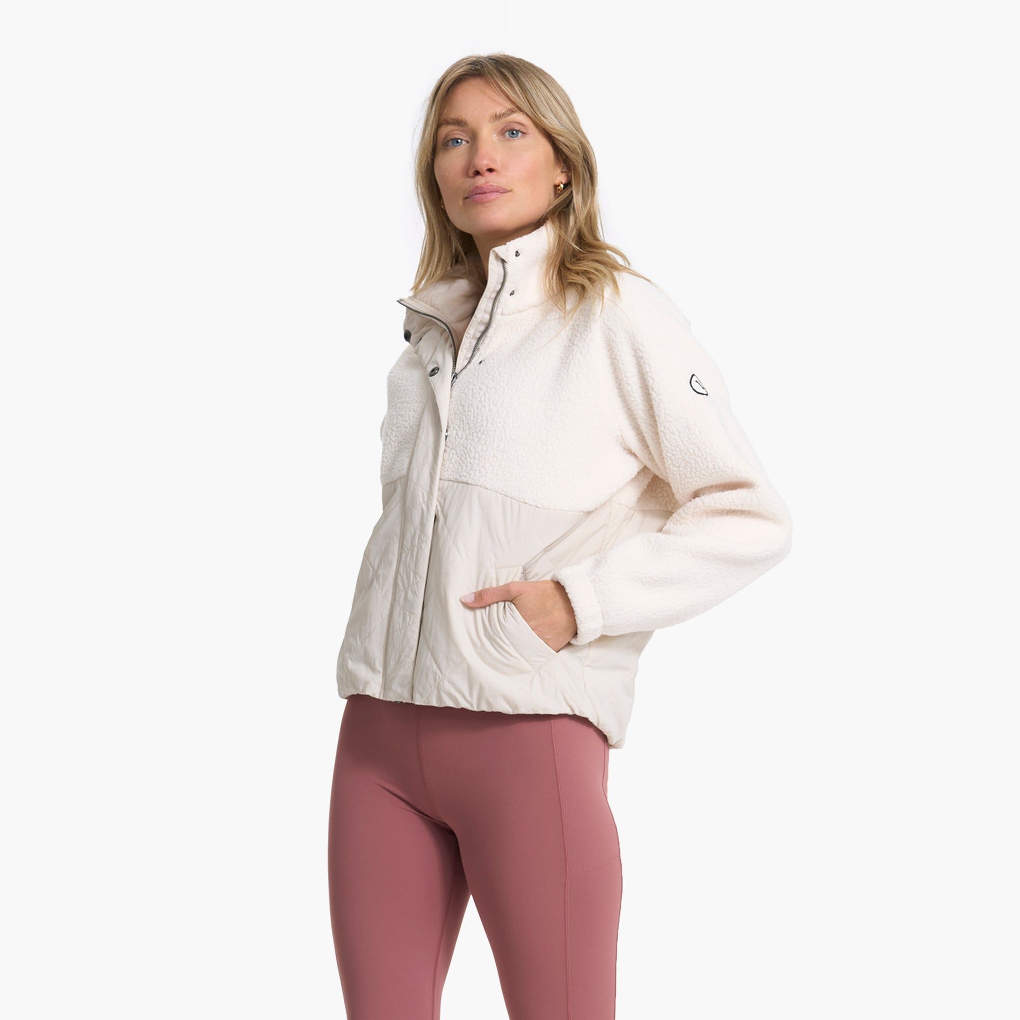 Highlands Sherpa Jacket | Natural sold by Vuori product image thumbnail 2