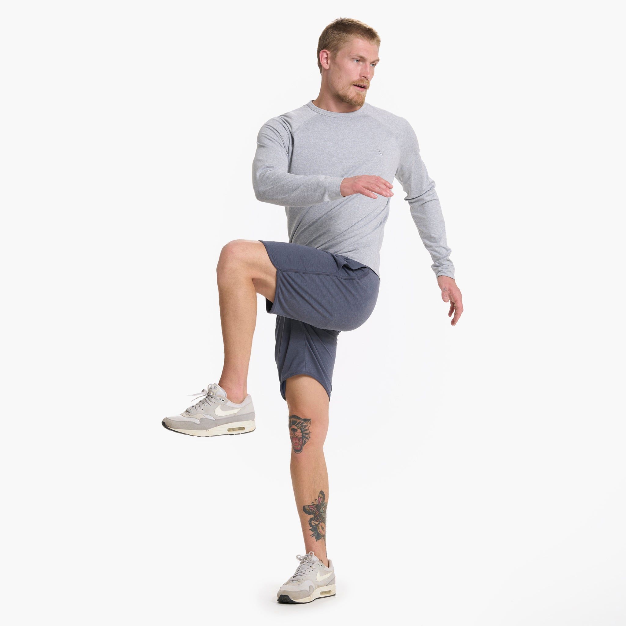 Austin Sweatshort | Azure Heather sold by Vuori product image thumbnail 5