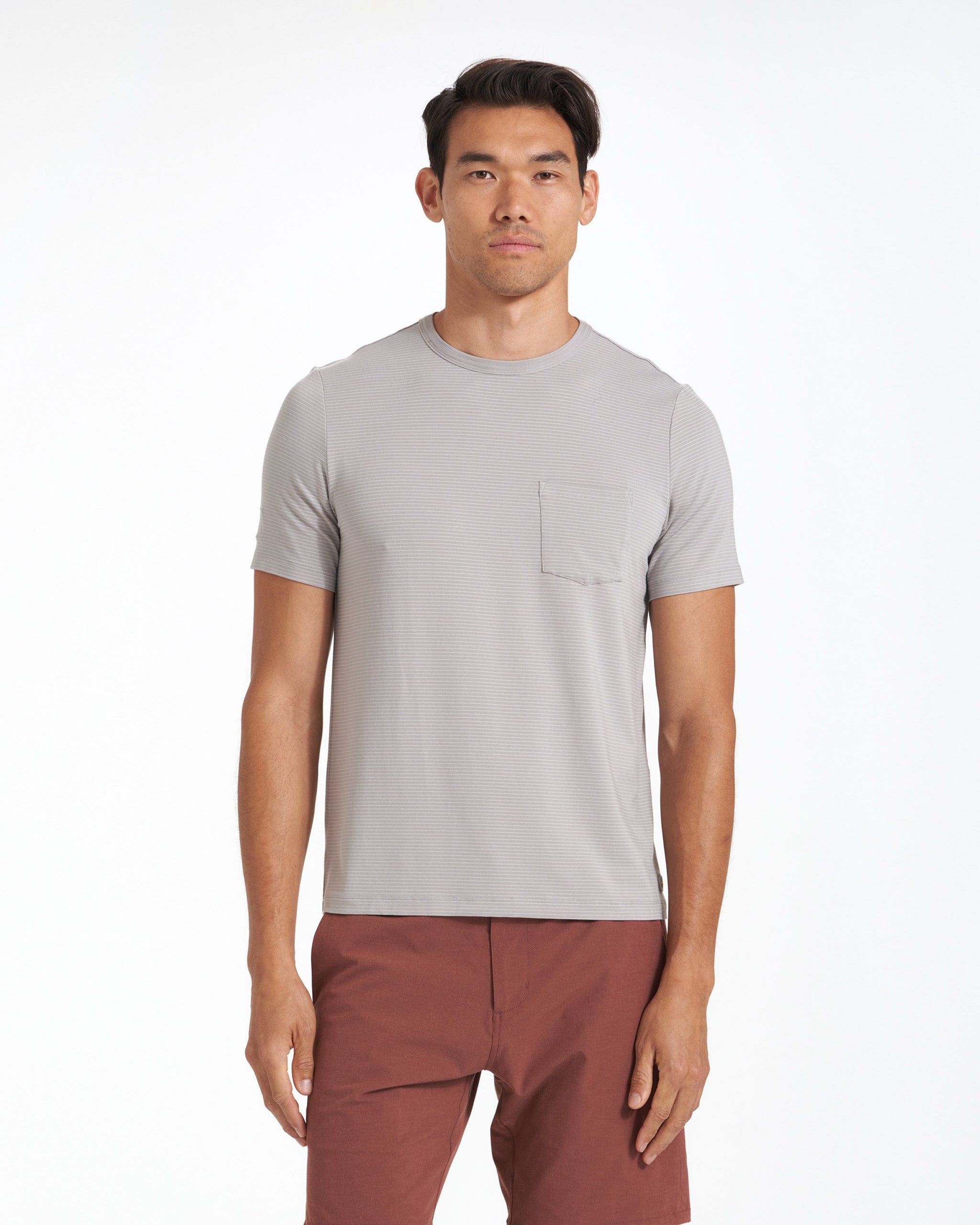 Linear Tech Tee | Fog sold by Vuori product image thumbnail 2
