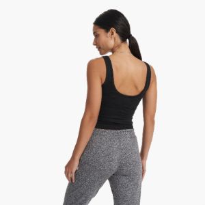 Halo Essential Tank | Black Heather sold by Vuori