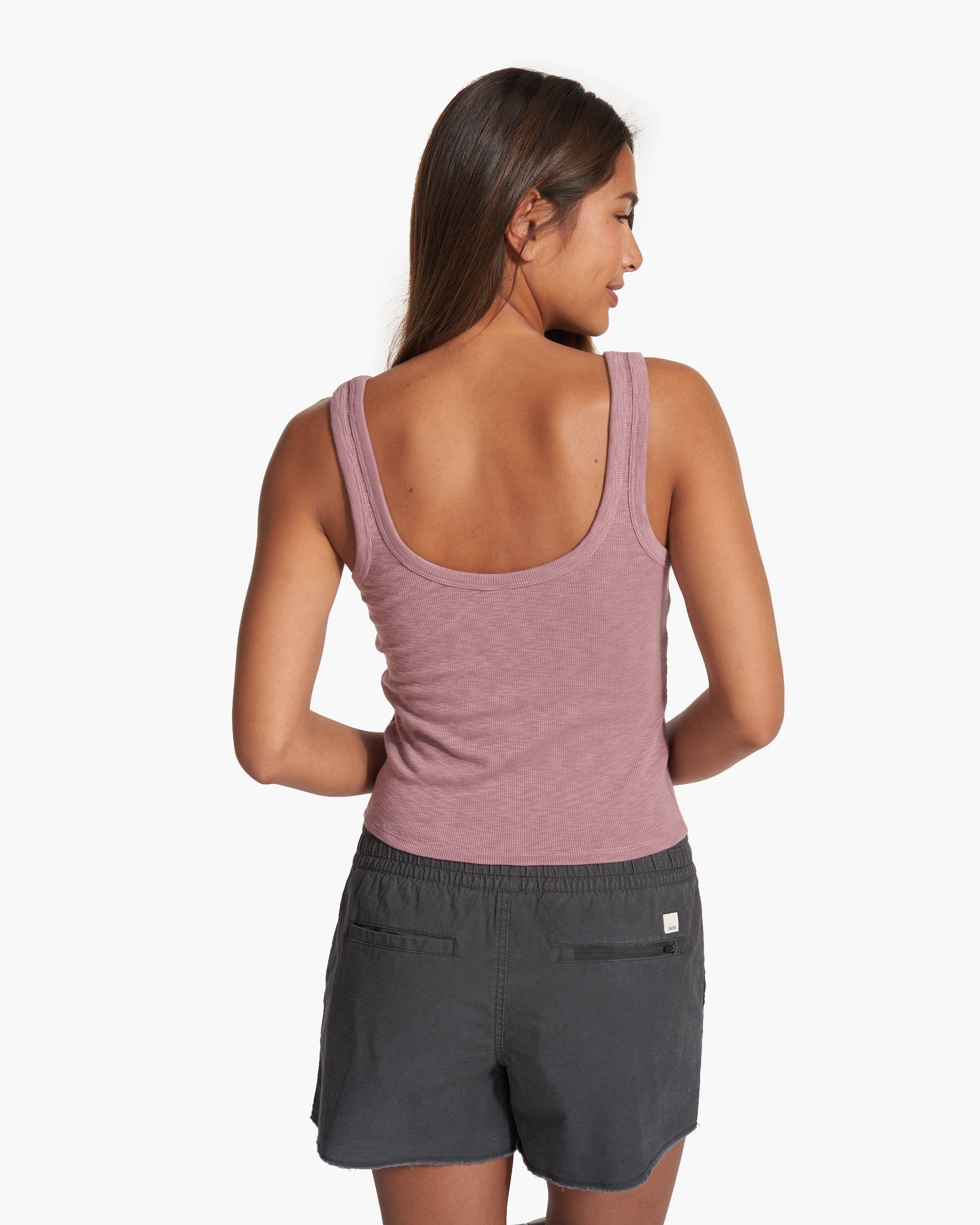 Sunrise Crop Tank | Orchid sold by Vuori product image thumbnail 2