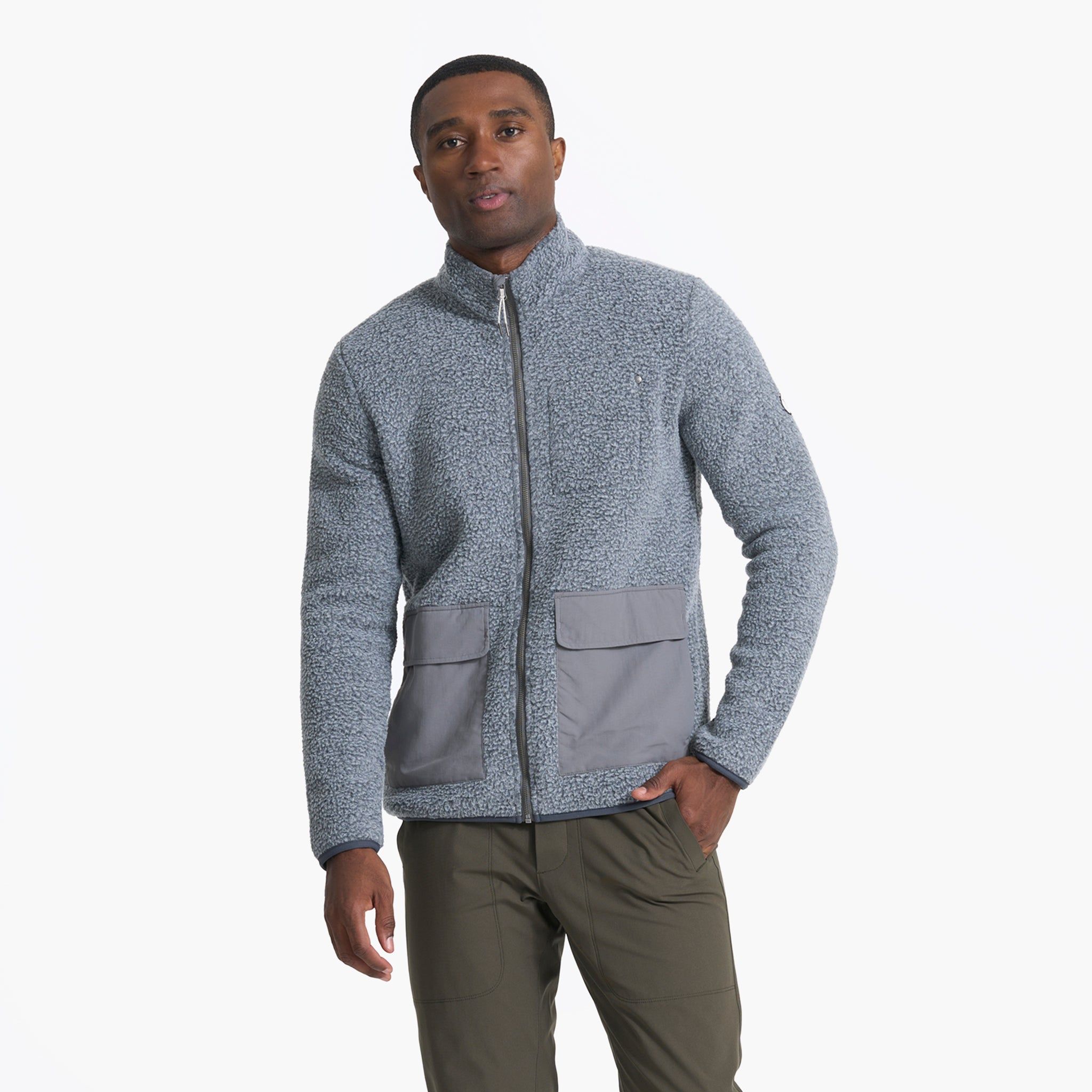 Idyllwild Sherpa Jacket | Heather Grey sold by Vuori product image thumbnail 3