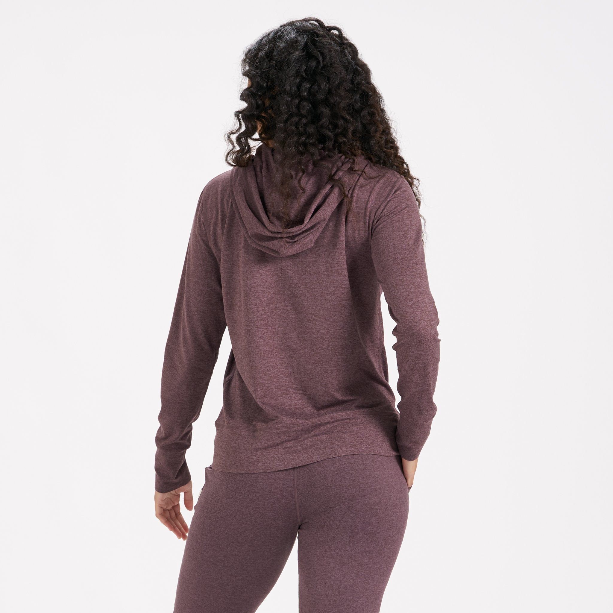 Halo Performance Hoodie | Smoked Plum Heather sold by Vuori product image thumbnail 3