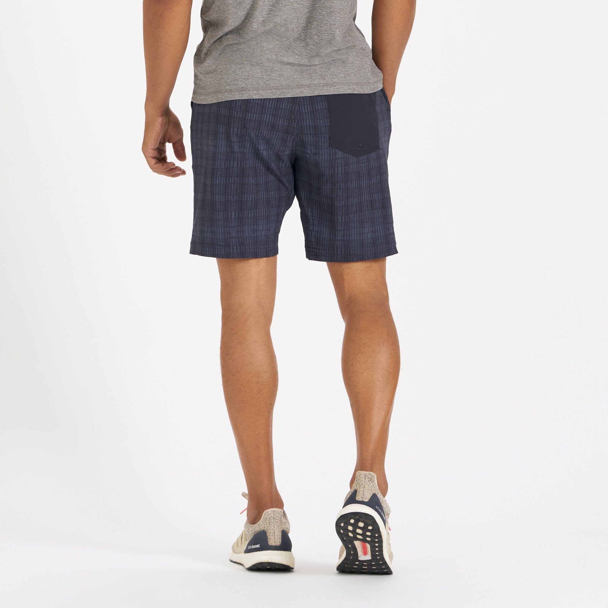 Kore Short | Ink Shibori Grid sold by Vuori product image thumbnail 4