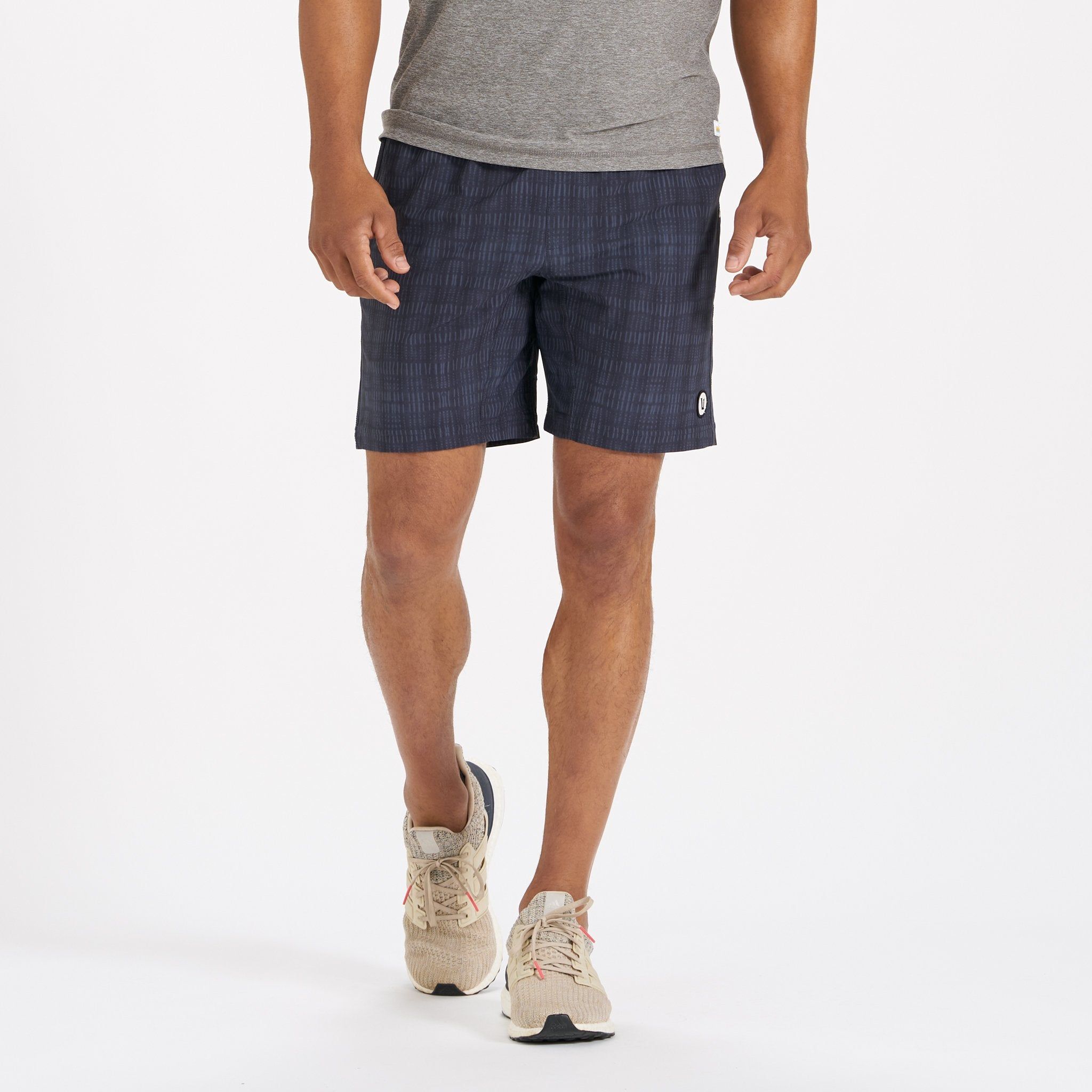 Kore Short | Ink Shibori Grid sold by Vuori product image thumbnail 2