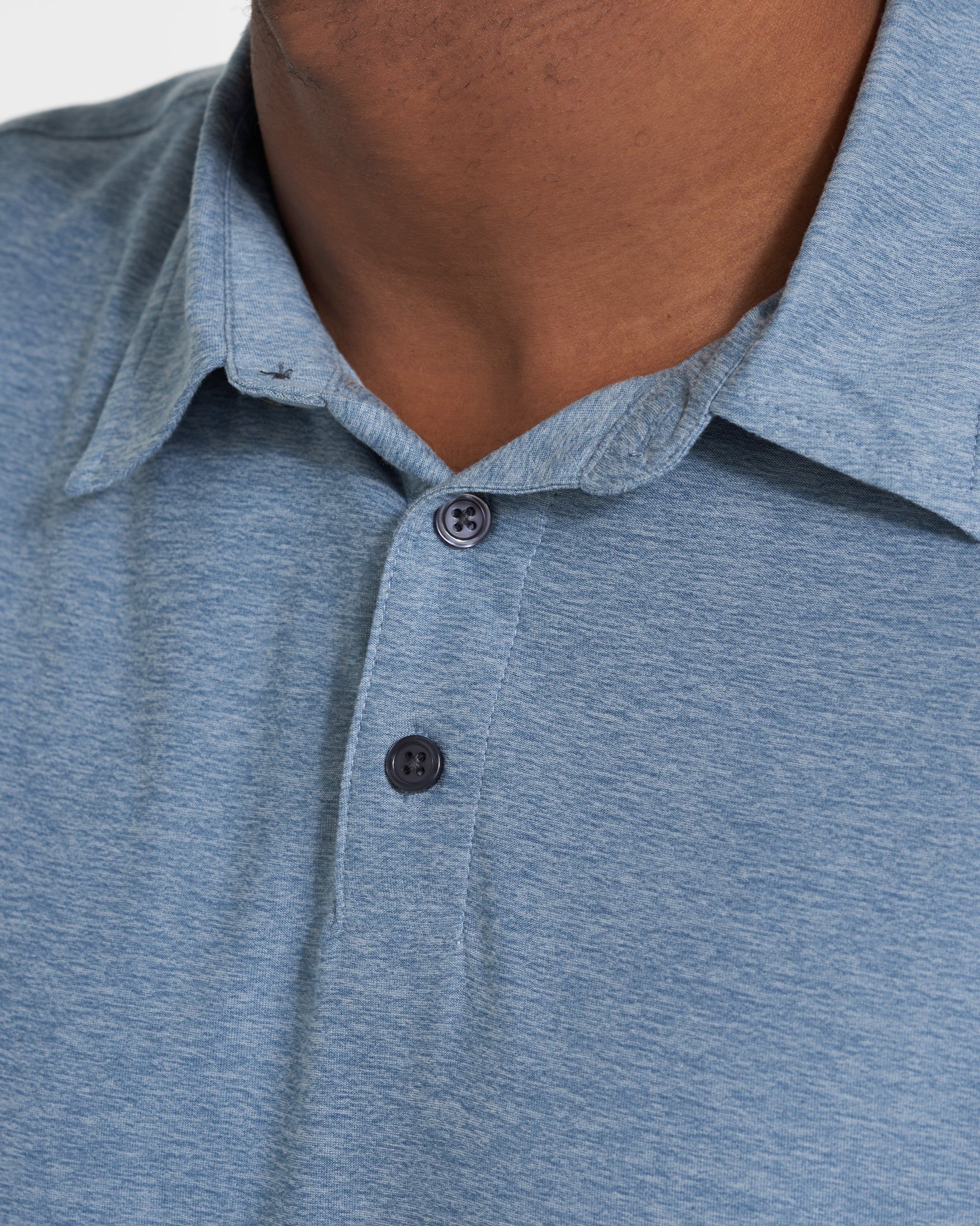 Strato Tech Polo | Cloud Heather sold by Vuori product image thumbnail 3