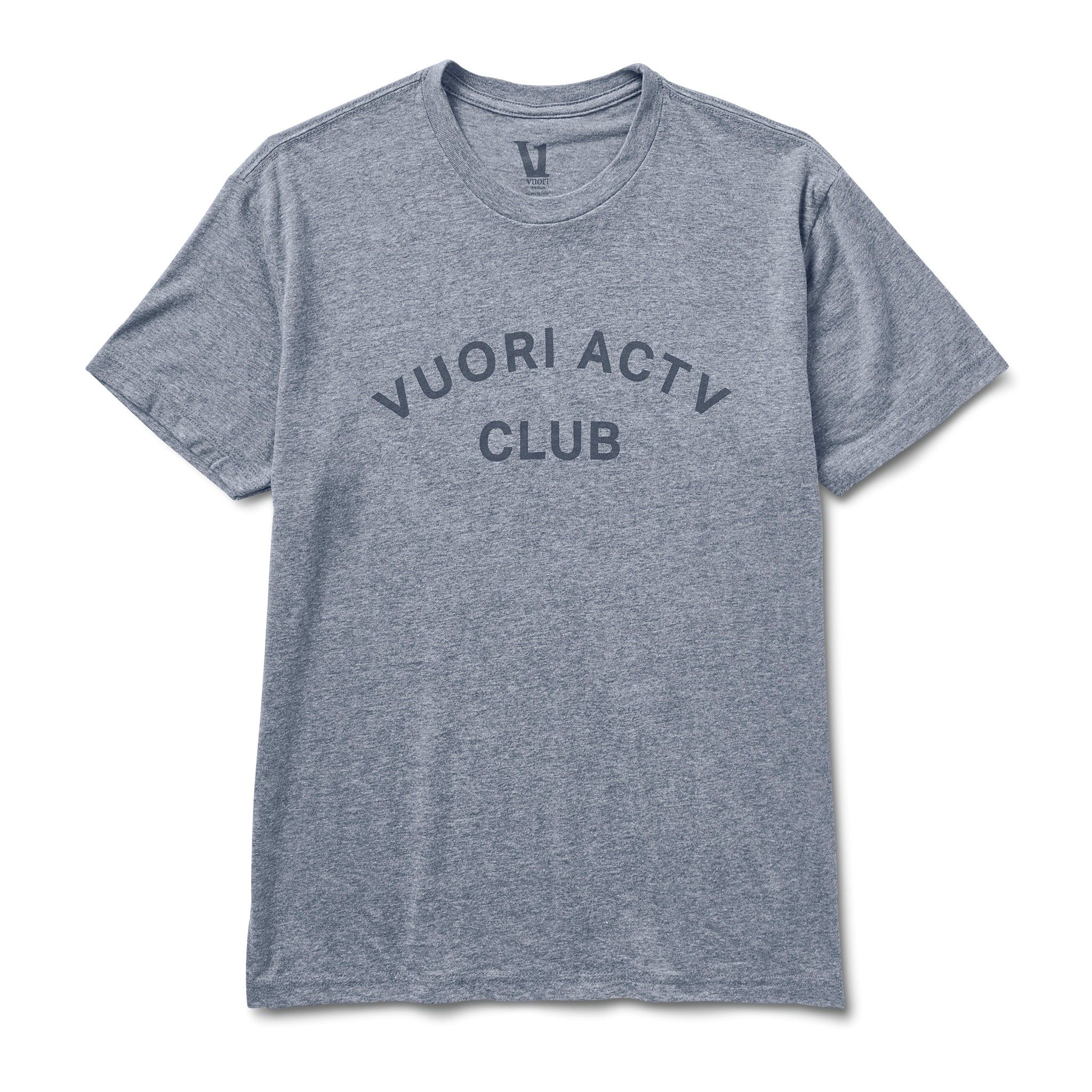 ACTV Club Tee | Heather Grey sold by Vuori