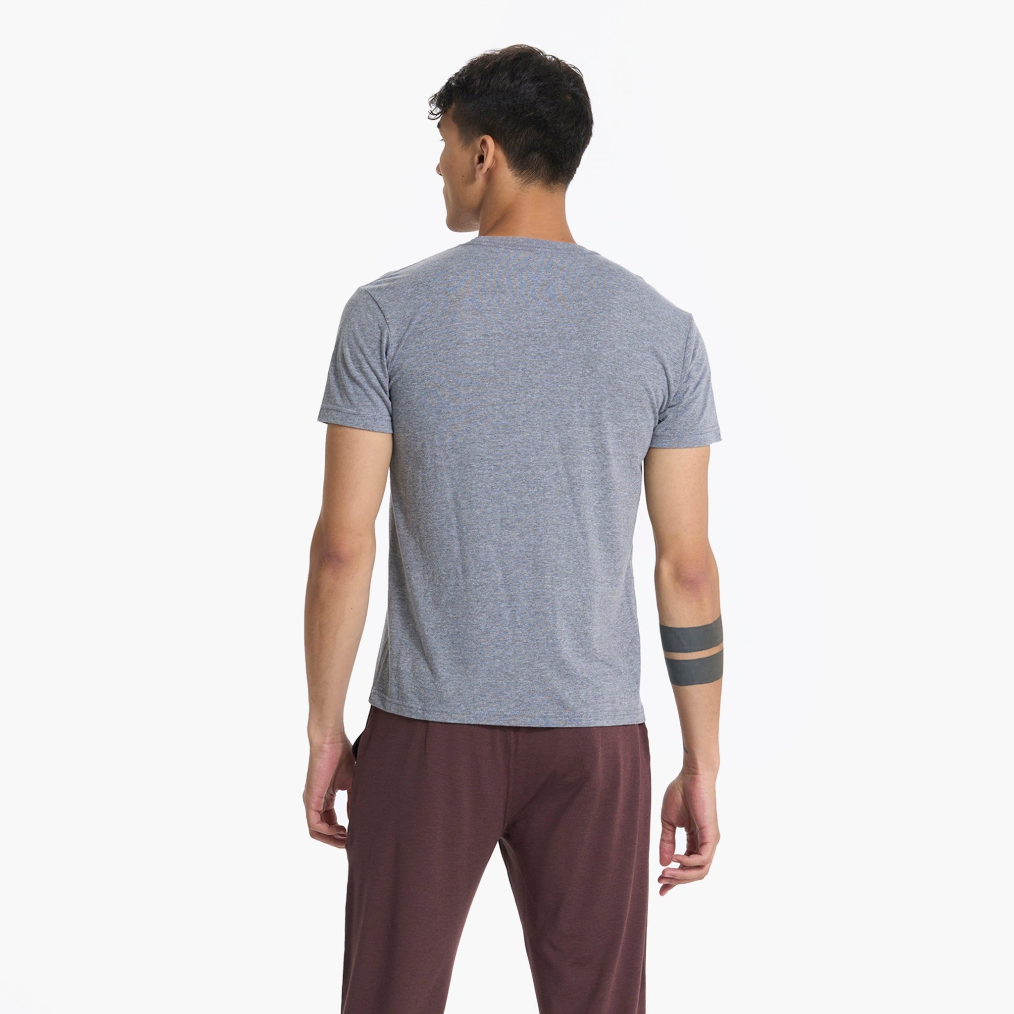 ACTV Club Tee | Heather Grey sold by Vuori product image thumbnail 4