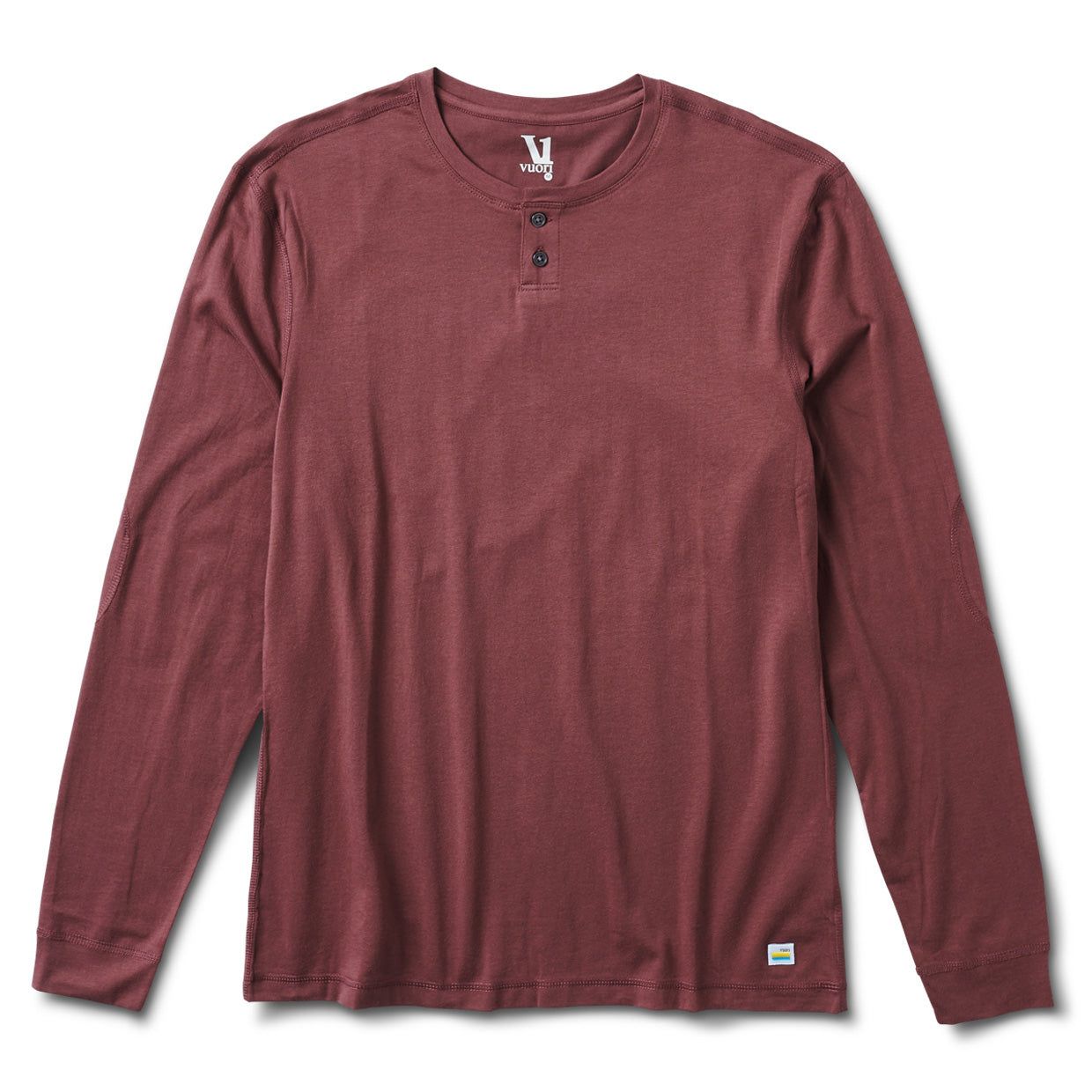 Long-Sleeve Ever Henley | Fig sold by Vuori