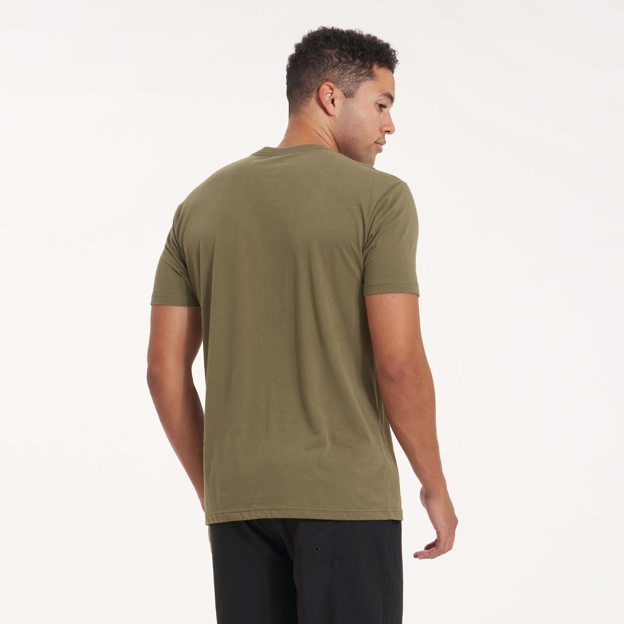 Driftwood Tee | Army sold by Vuori product image thumbnail 4