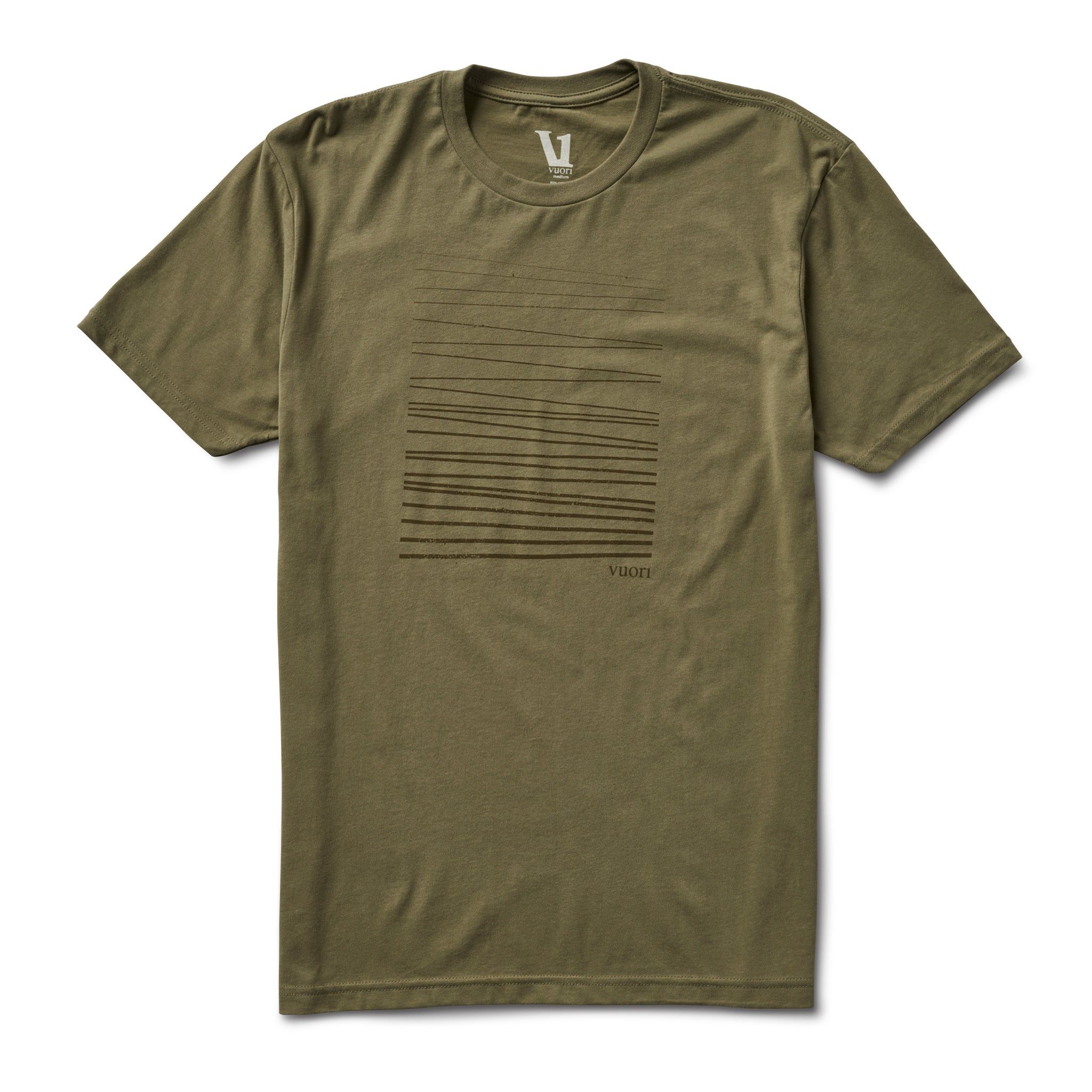 Driftwood Tee | Army sold by Vuori