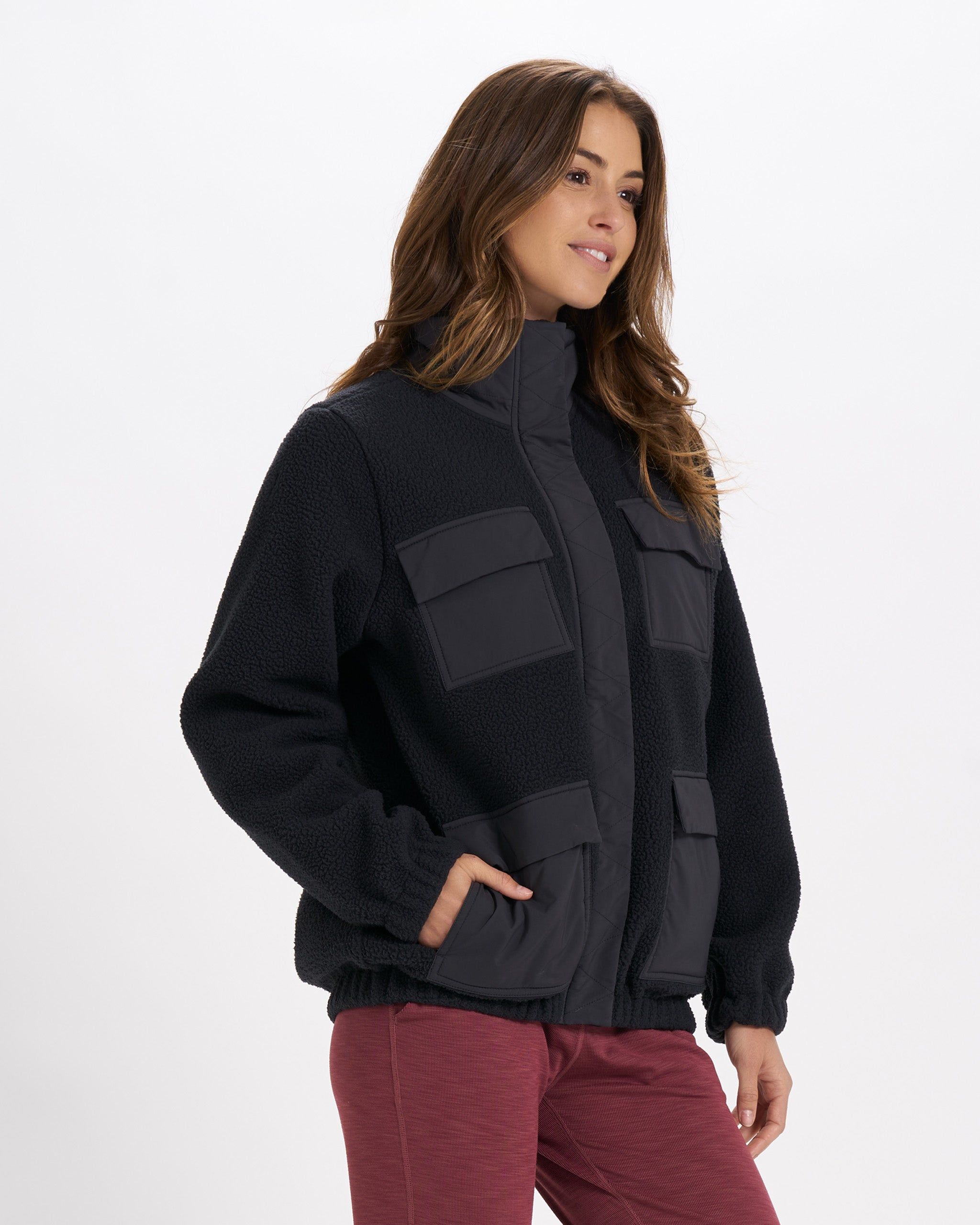 Utility Sherpa Jacket | Black sold by Vuori product image thumbnail 2
