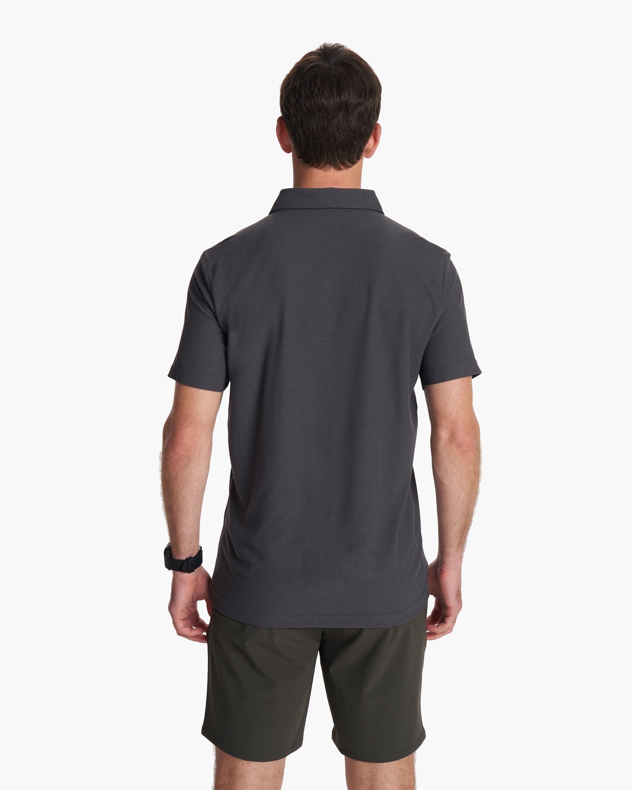 Ace Polo | Charcoal sold by Vuori product image thumbnail 3