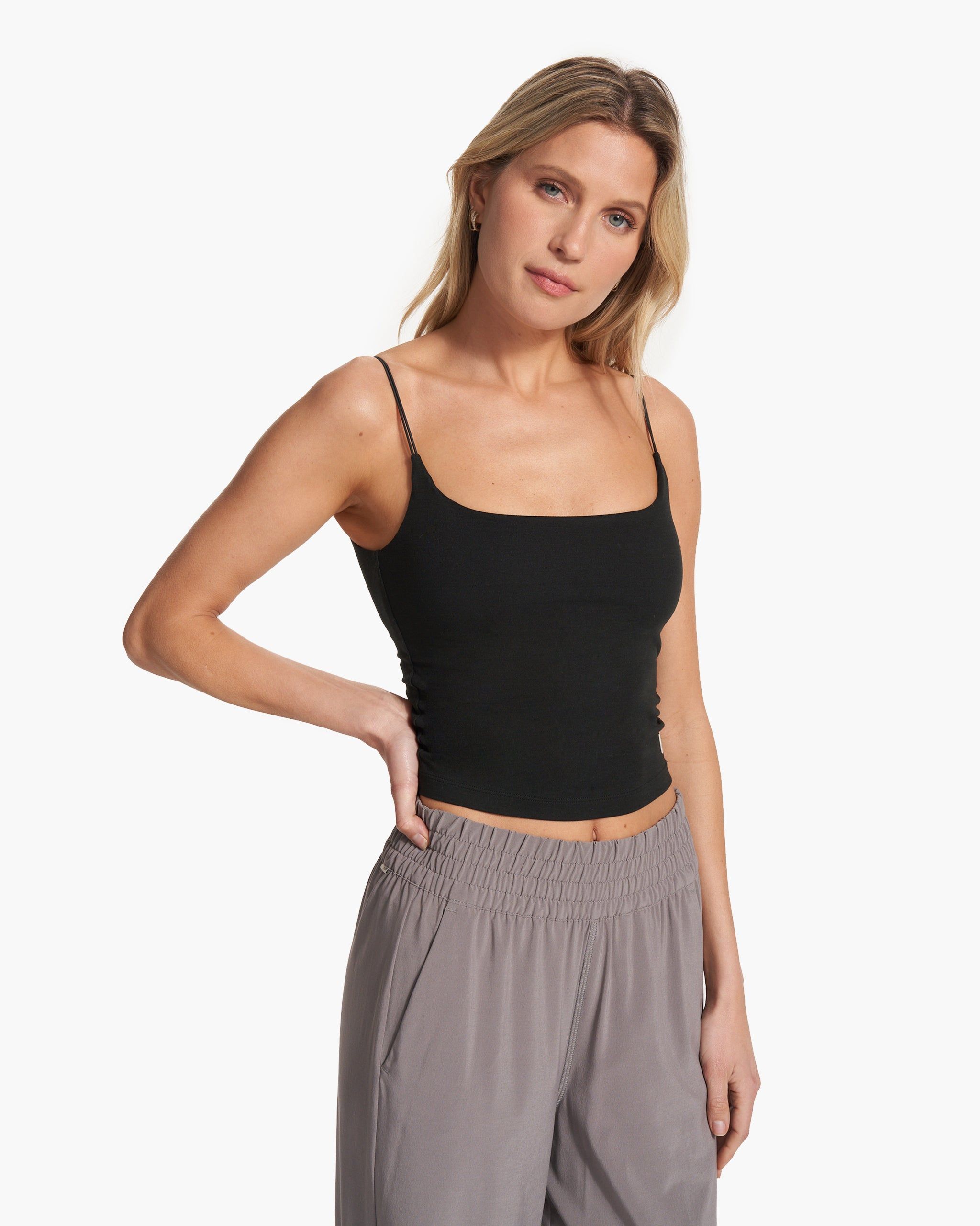Lux Cami | Black sold by Vuori product image thumbnail 4