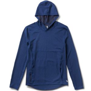 Fusion Tech Hoodie | Navy Heather sold by Vuori