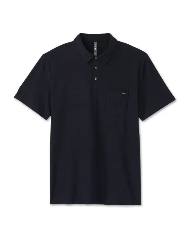 Ace Polo | Black made by Vuori