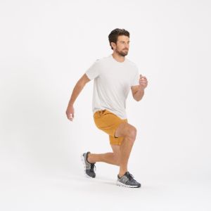 Ponto Short | Flax Heather sold by Vuori