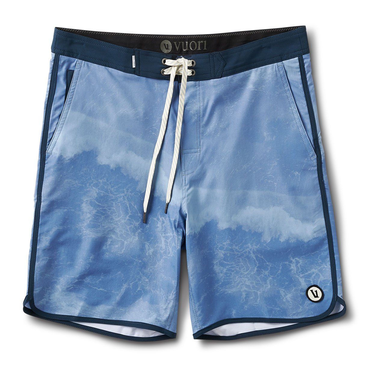 Cruise Boardshort | Indigo Wave Break sold by Vuori