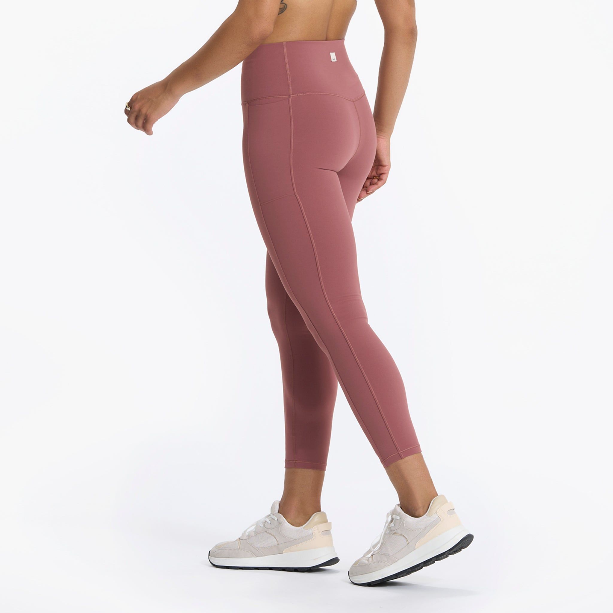 Studio Pocket Legging-Short | Rosewood sold by Vuori product image thumbnail 3