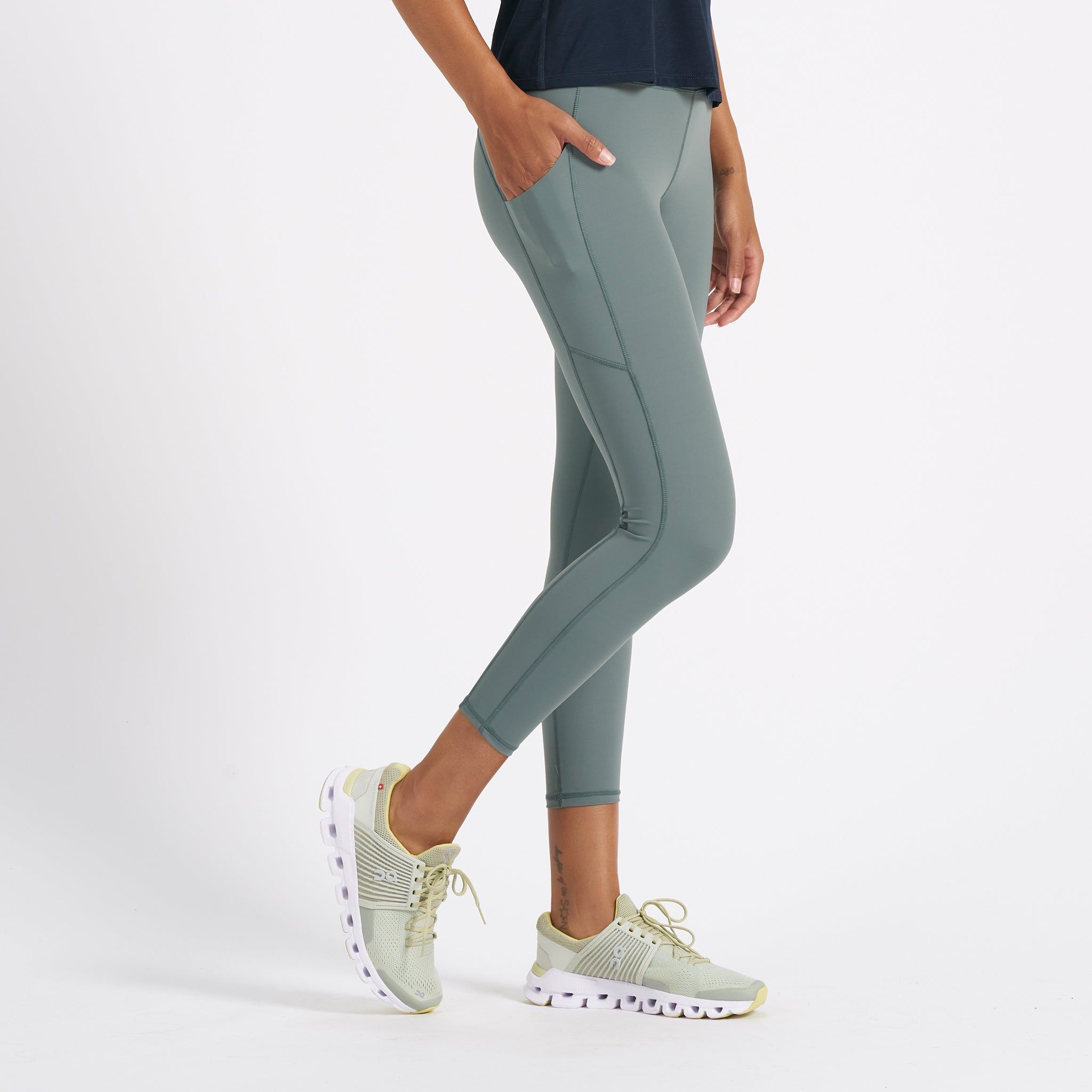 Stride Legging | Kelp sold by Vuori product image thumbnail 2