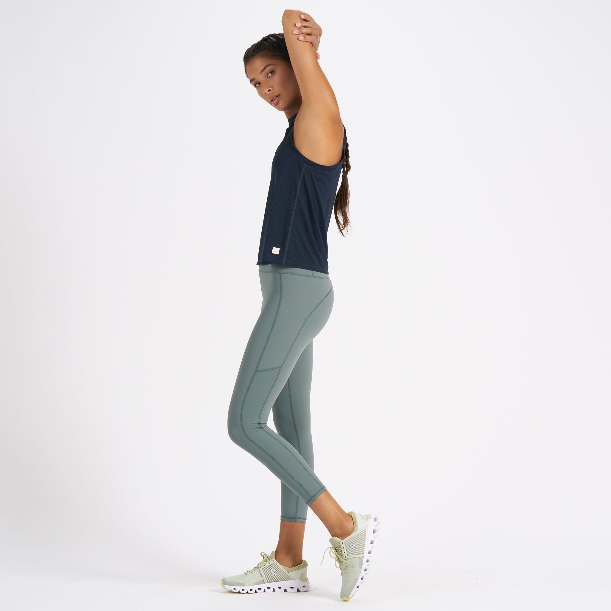 Stride Legging | Kelp sold by Vuori product image thumbnail 4