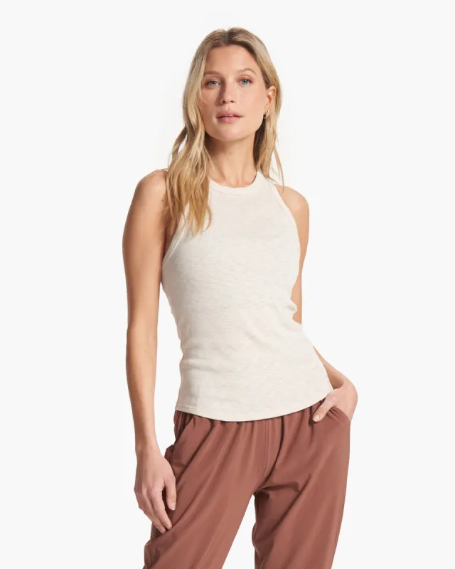 Sunrise High Neck Tank | Dune sold by Vuori