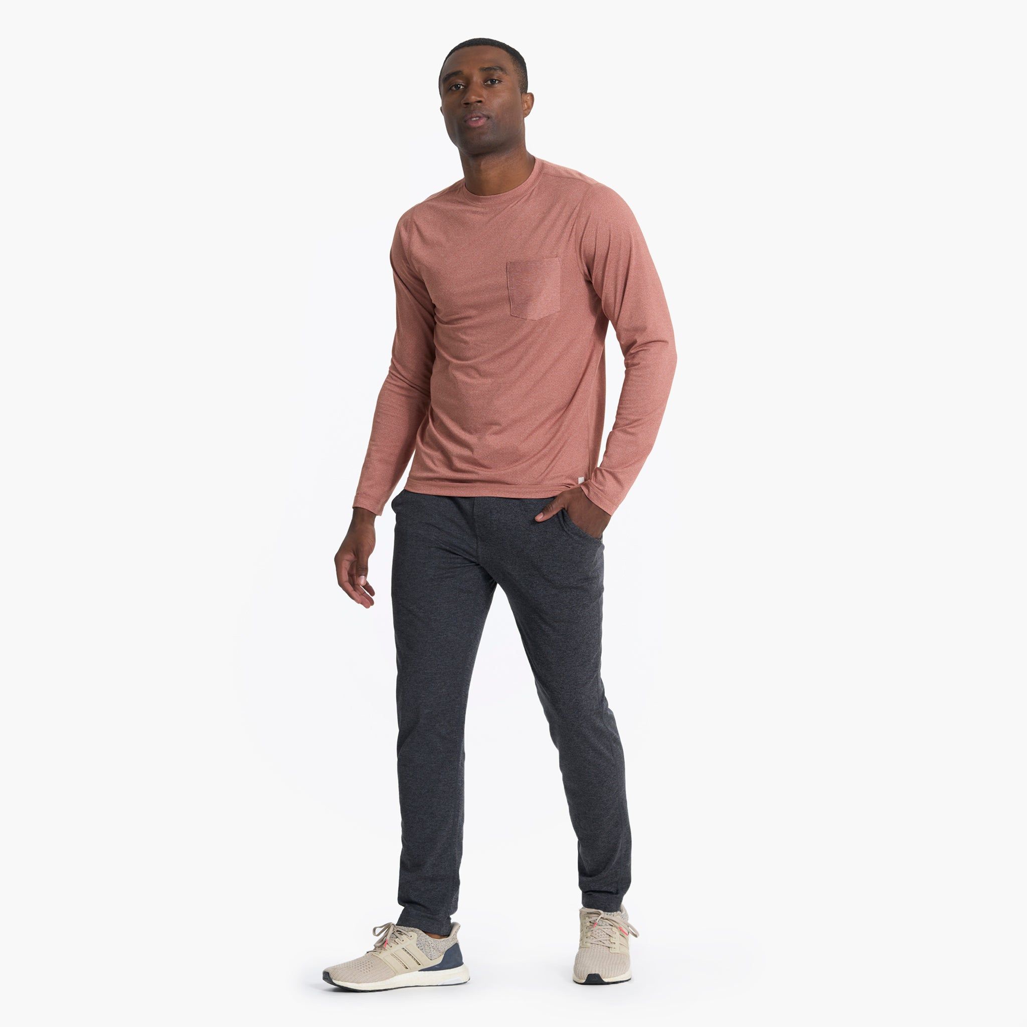 Long Sleeve Tradewind Performance Tee | Penny Heather sold by Vuori product image thumbnail 5
