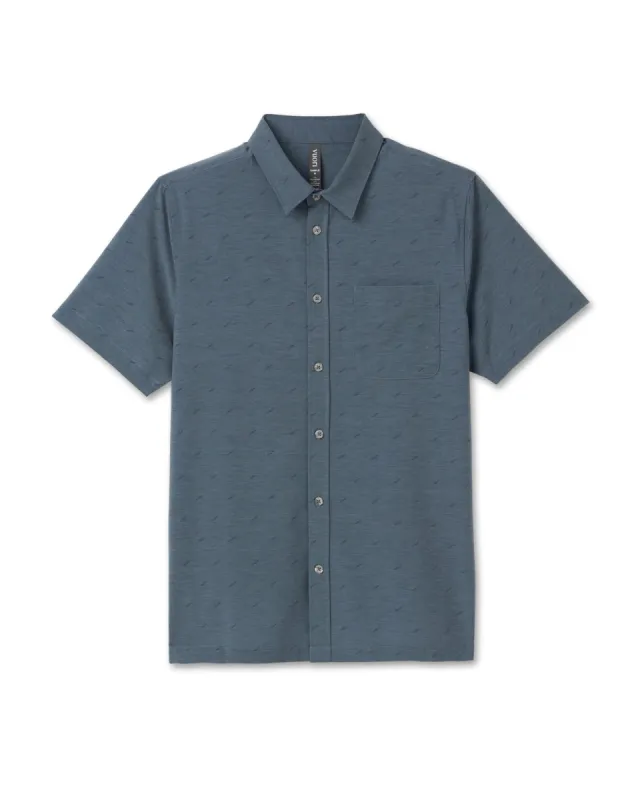 Short Sleeve Bridge Button Down | Lake Daggers sold by Vuori