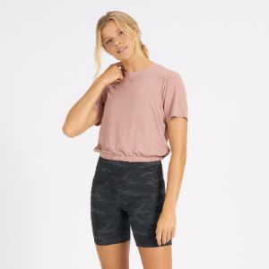 Balance Tee | Burnt Clay Heather sold by Vuori