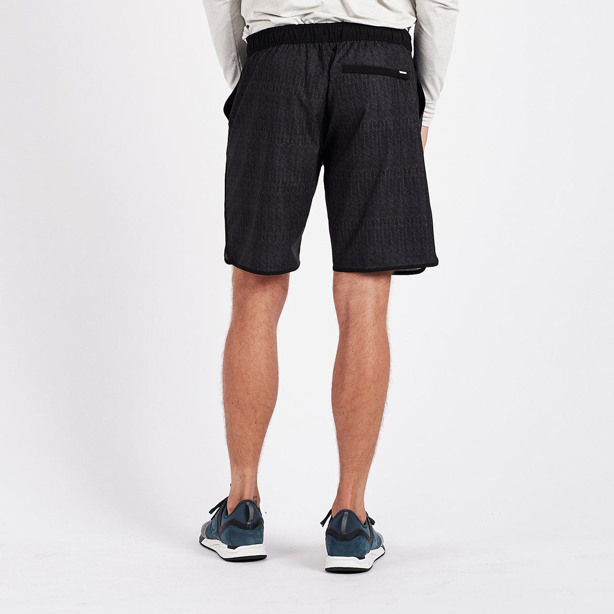 Banks Short | Black Herringbone Texture sold by Vuori product image thumbnail 4