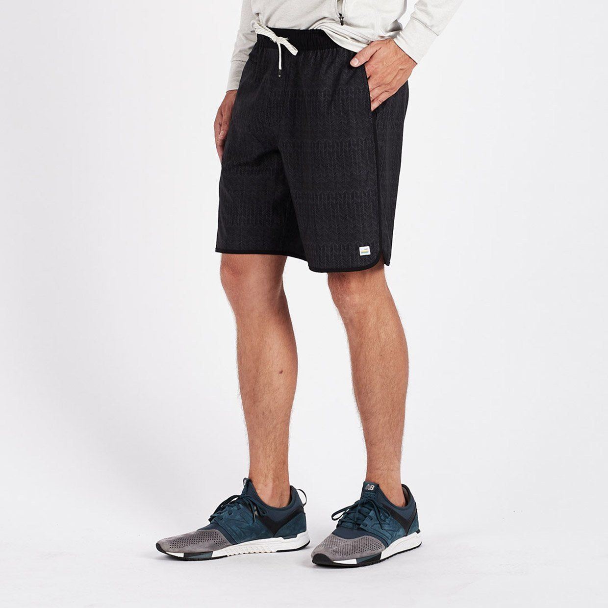 Banks Short | Black Herringbone Texture sold by Vuori product image thumbnail 3