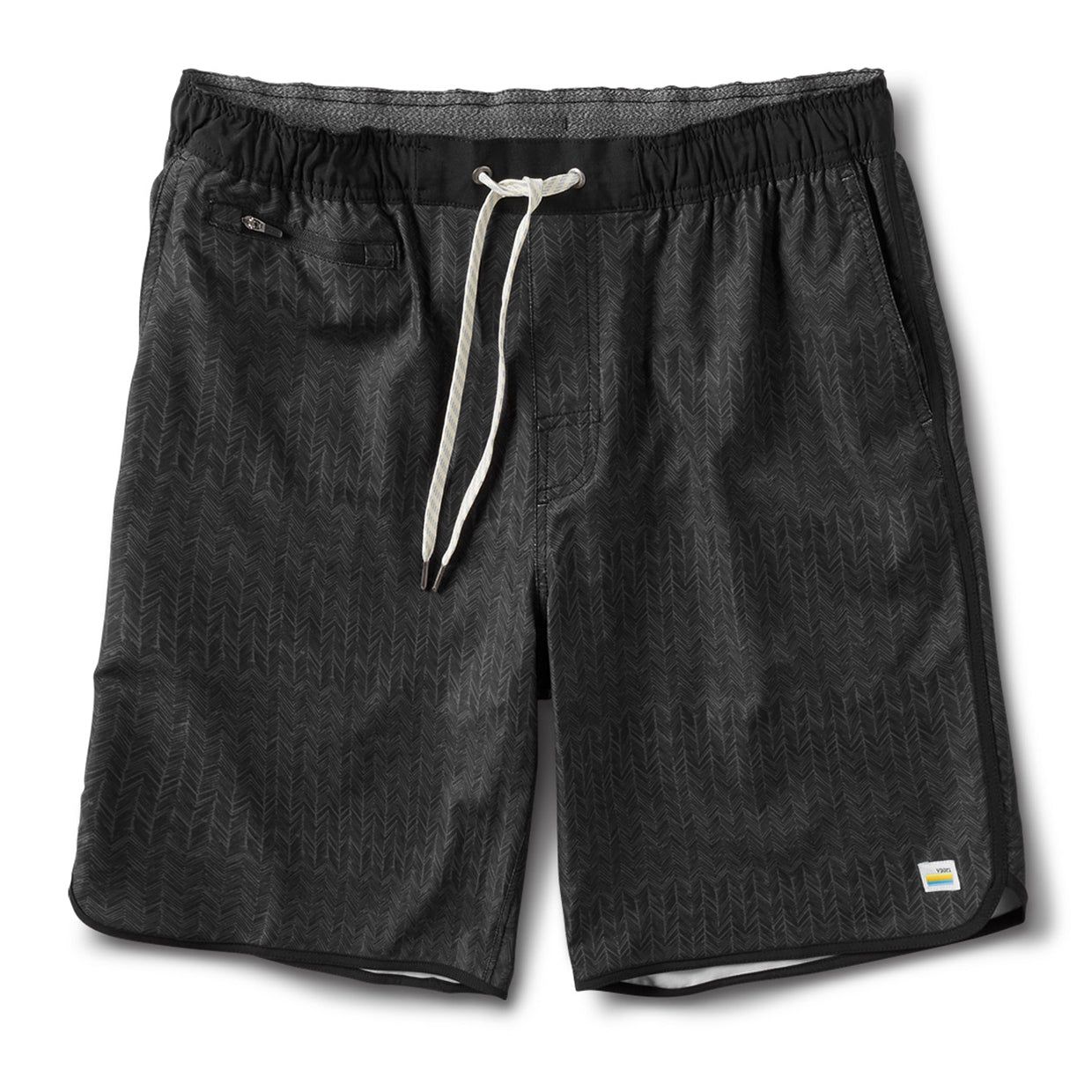 Banks Short | Black Herringbone Texture sold by Vuori