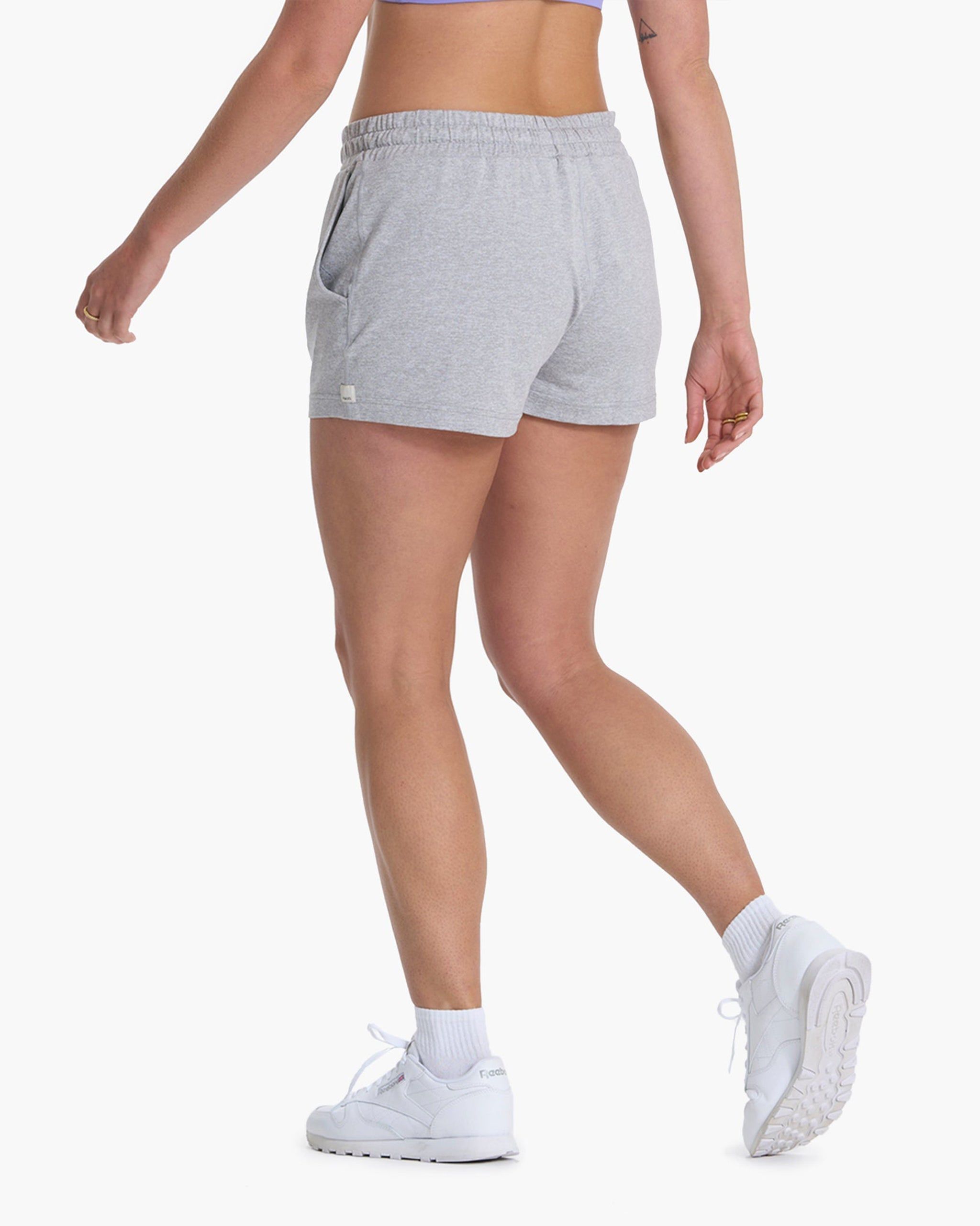 Halo Performance Short | Pale Grey Heather sold by Vuori product image thumbnail 2